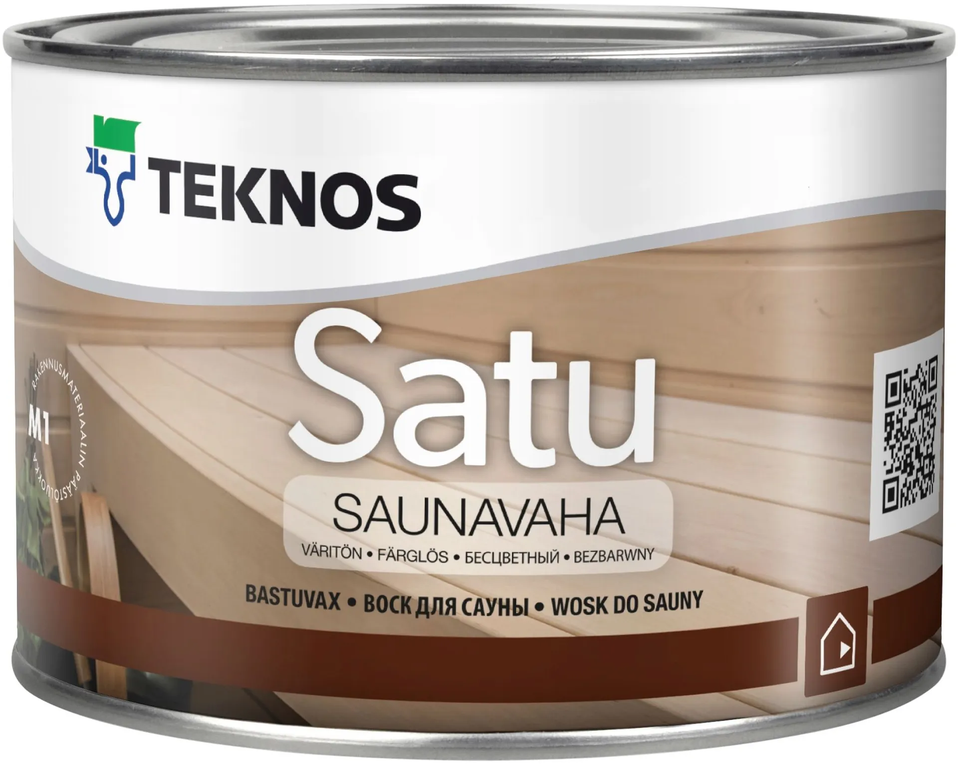 Teknos saunavaha Satu 0,45 l väritön sävytettävissä