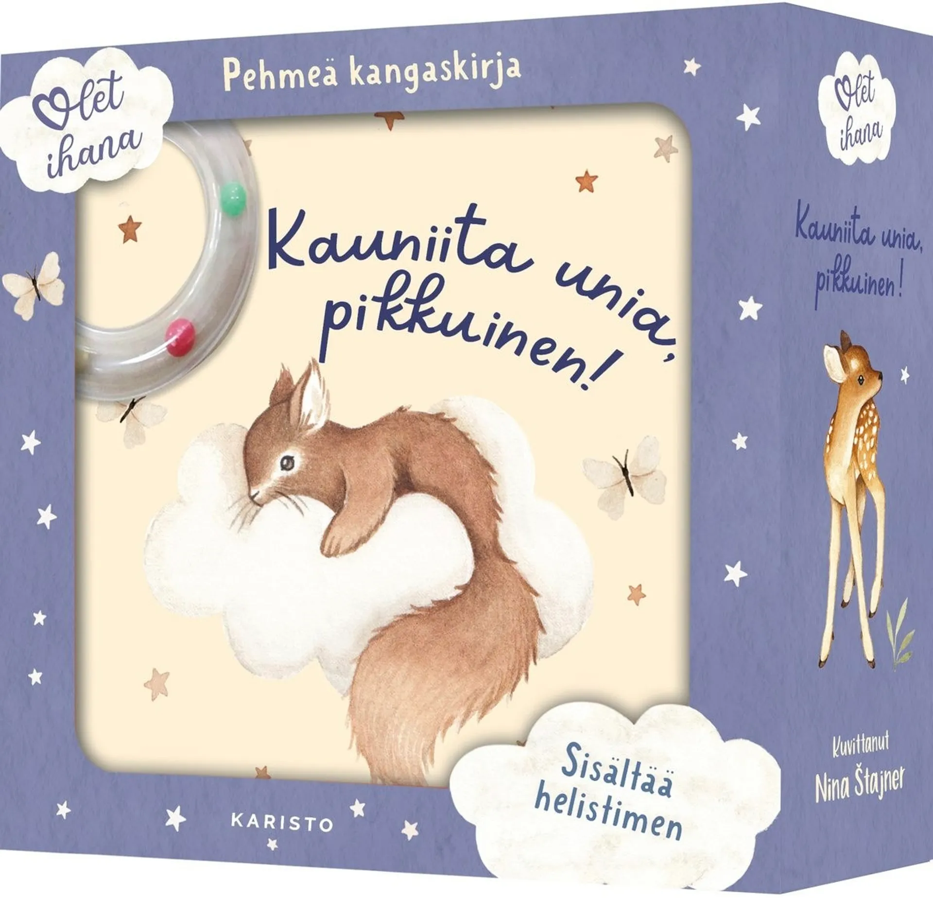 Olet ihana, Kauniita unia, pikkuinen! - Pehmeä kangaskirja