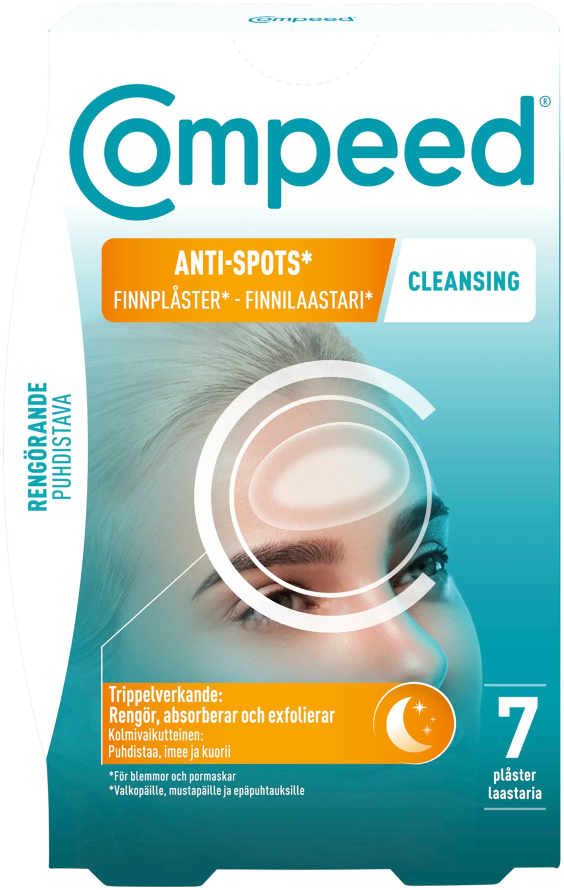 Compeed Finnilaastari Cleansing 7 Kpl