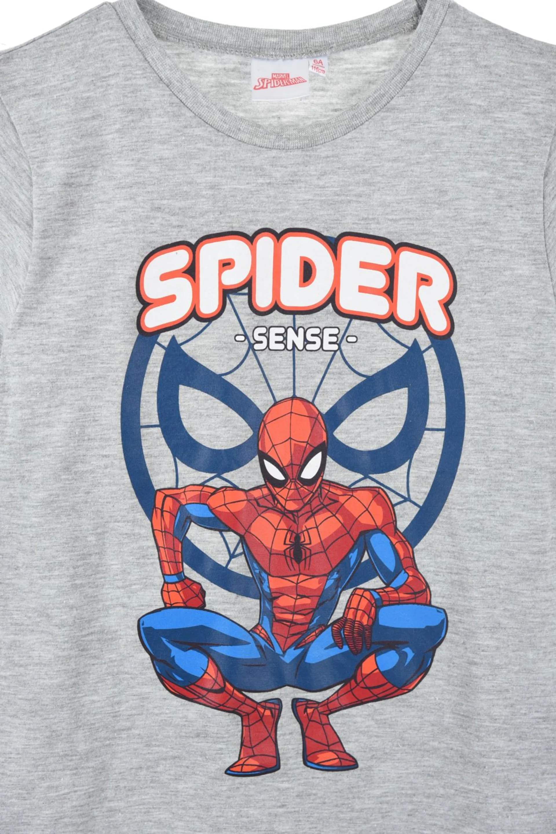 Spiderman Lasten paita, laadukas puuvilla 140g - lgrey - 3