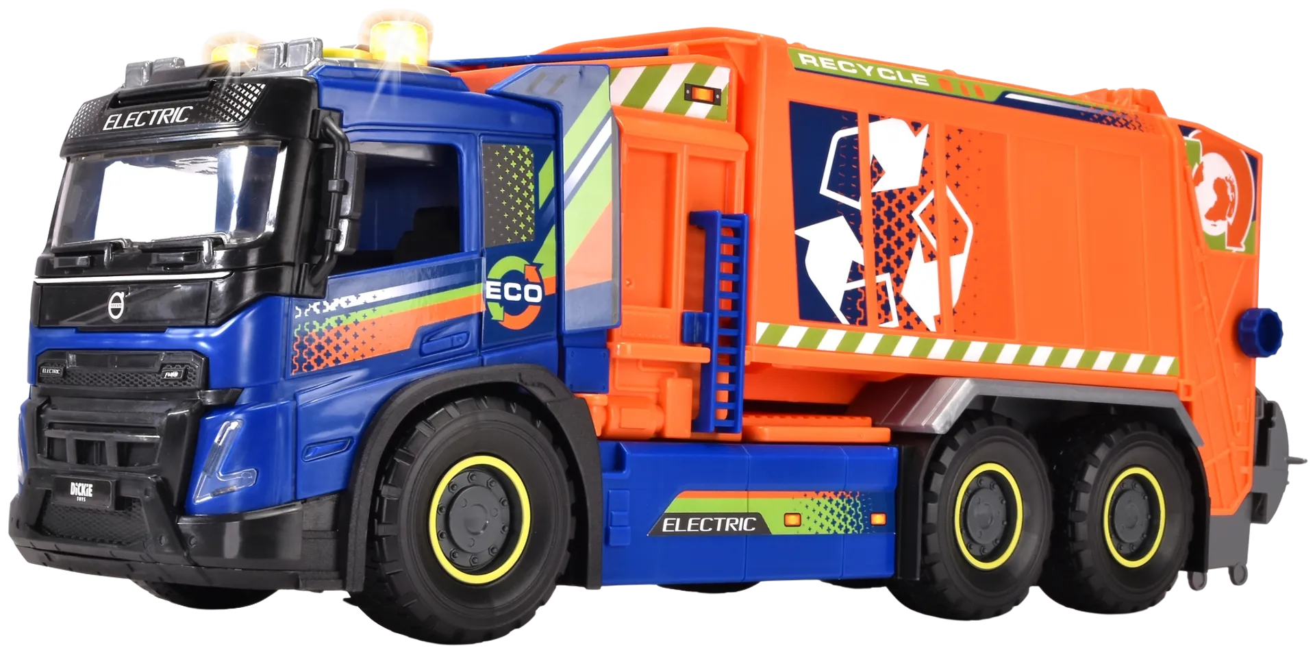 Dickie Toys jättikokoinen Volvo FMX jäteauto, 55 cm - 2