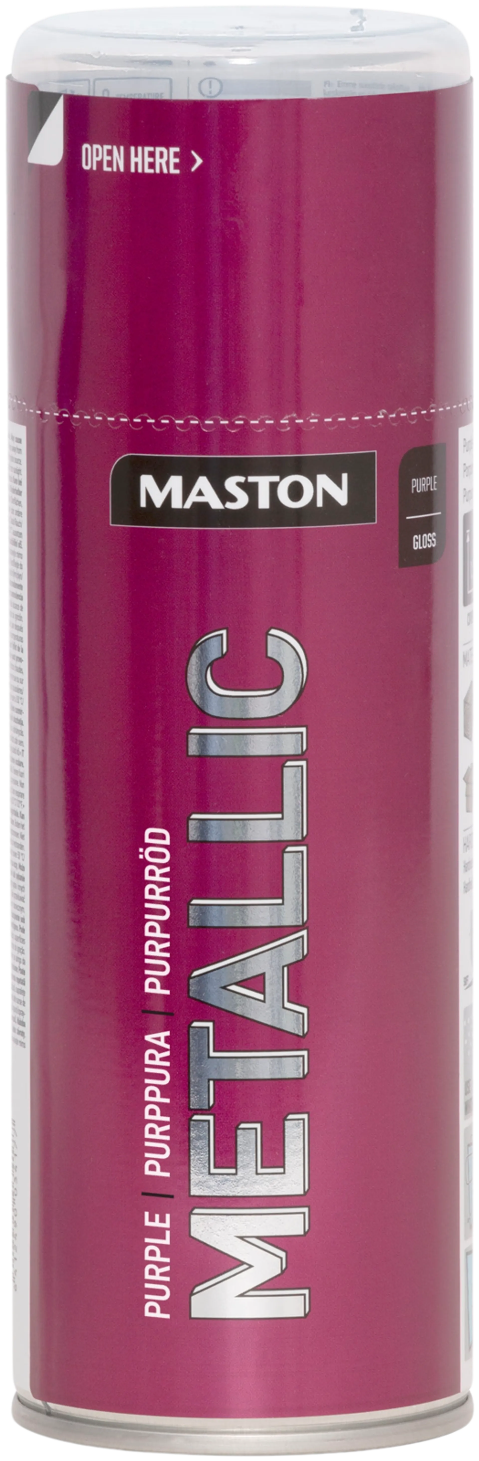 Maston Metallic spraymaali purppuranpunainen 400ml