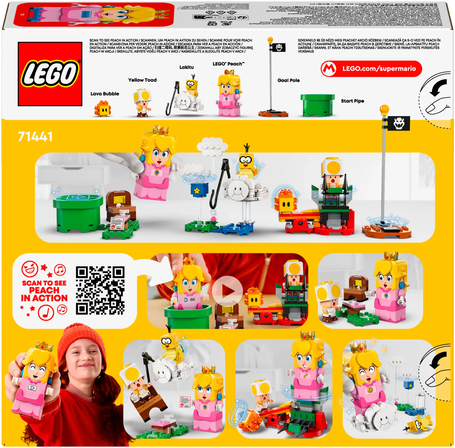 LEGO® Super Mario™ 71441 - Interaktiivisen LEGO® Peach™ hahmon seikkailut - 3