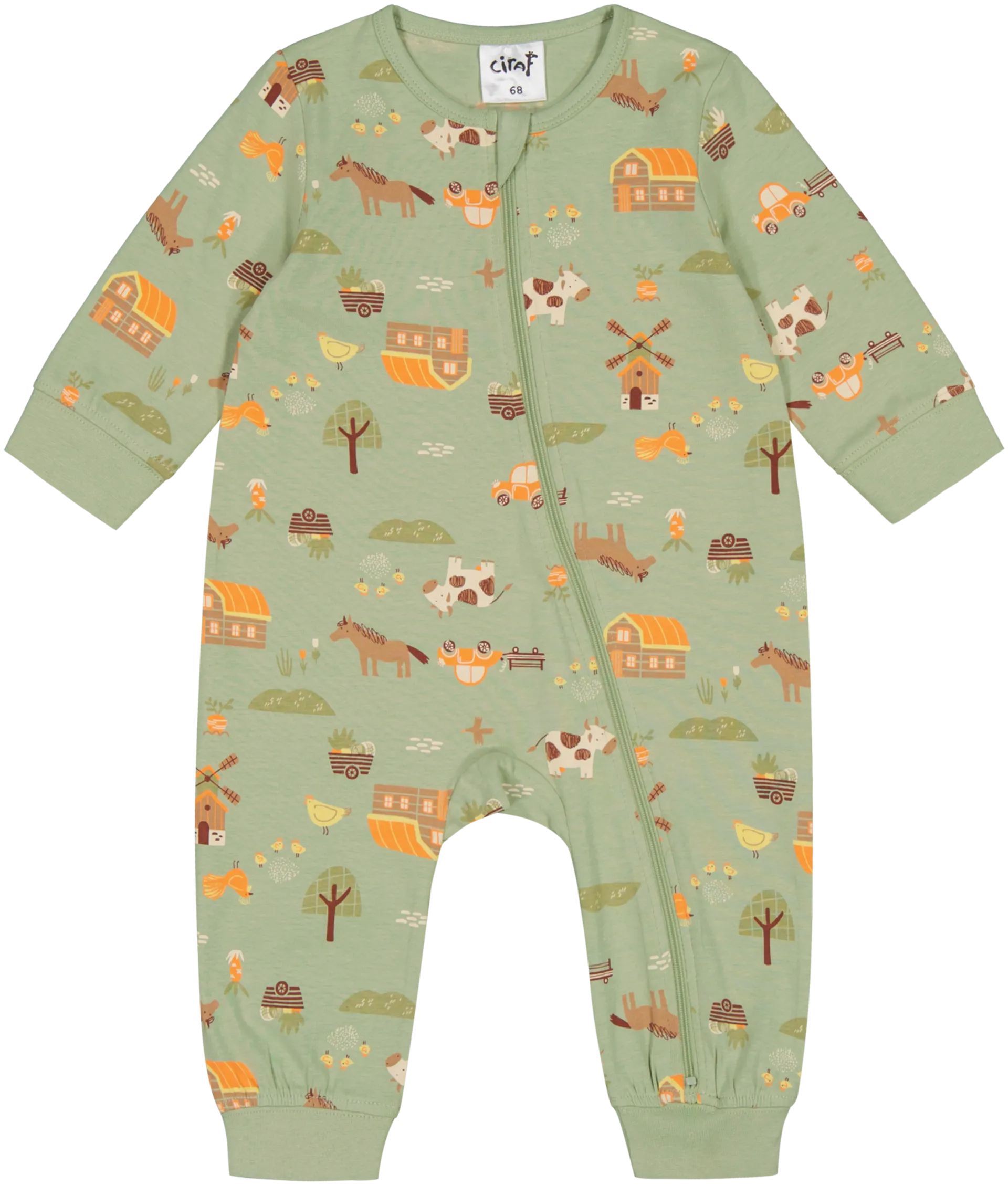 Ciraf vauvojen pyjama 250B242904 2-pack - SWAMP - 2