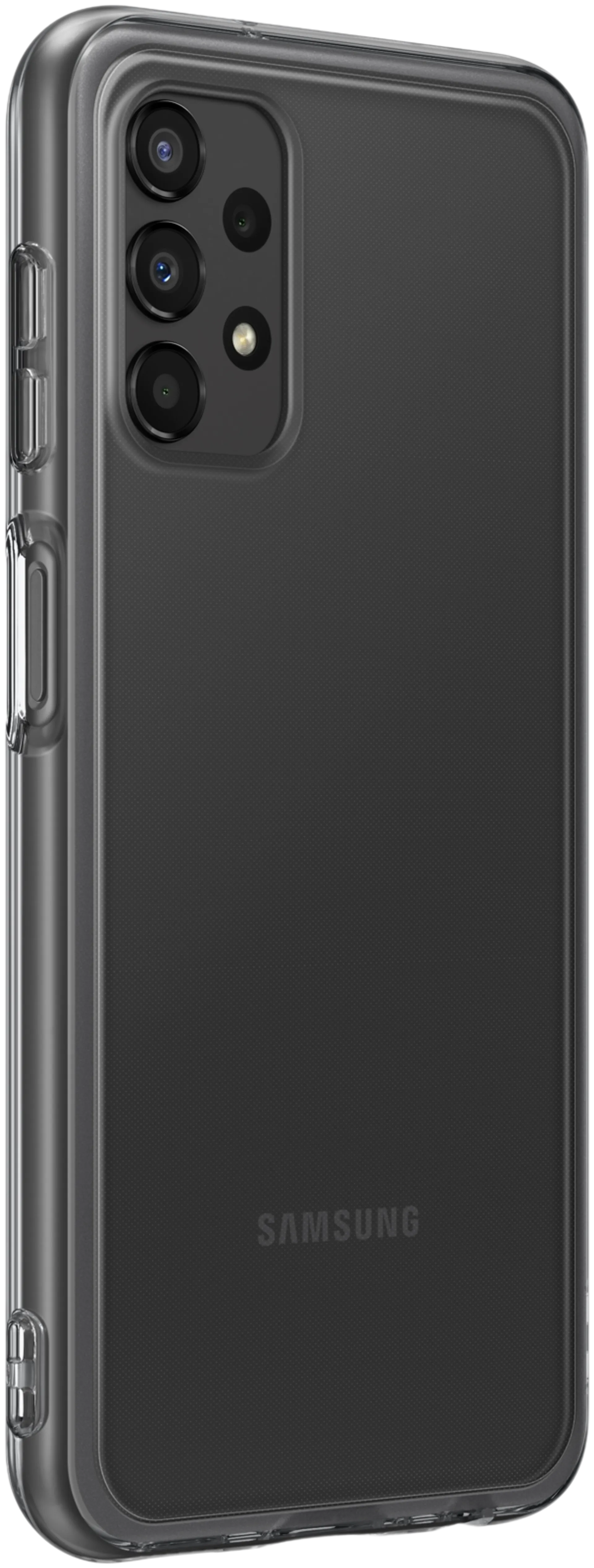Samsung Galaxy A13 soft clear -suoja, musta - 3