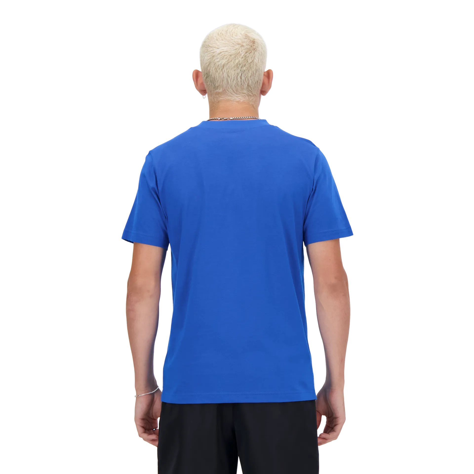 New Balance miesten t-paita Stacked Logo - BLUE OASIS - 3
