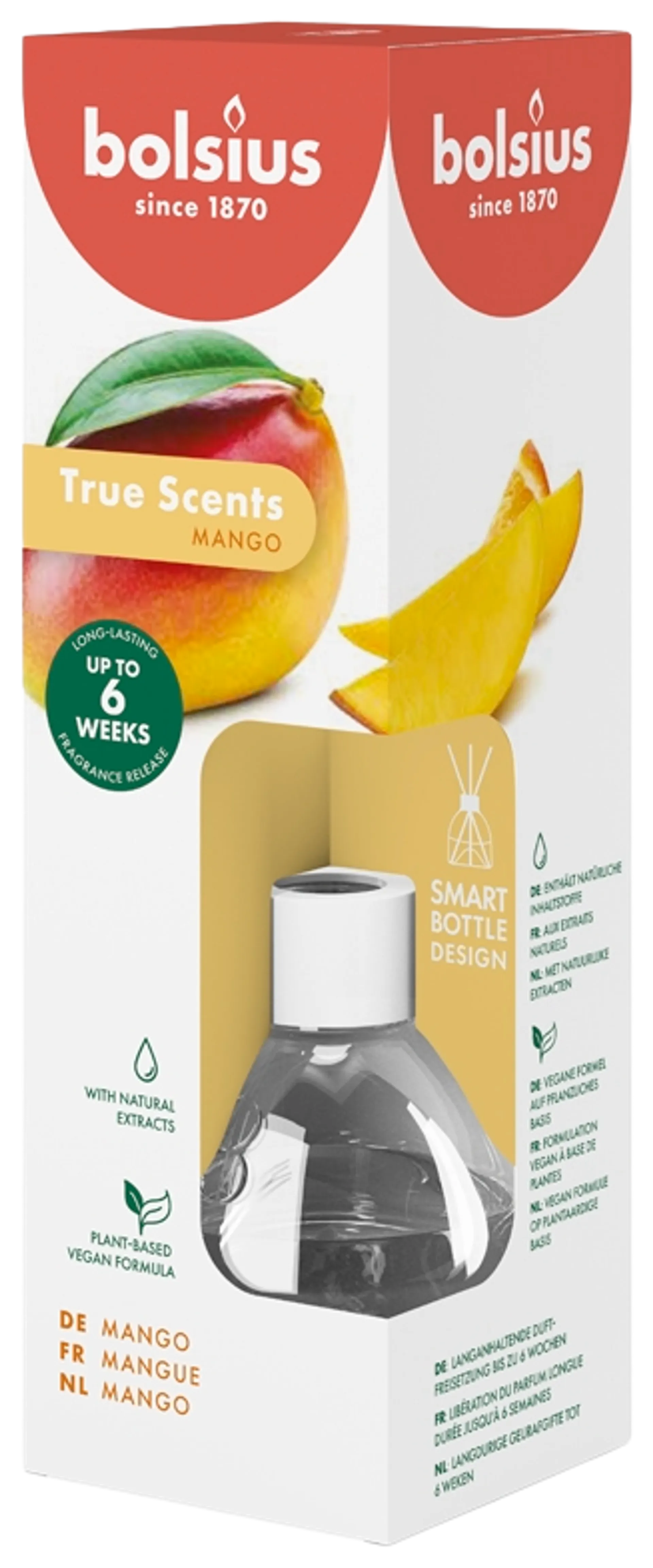 Bolsius True Scents – huonetuoksu – Mango – 60 ml - 1