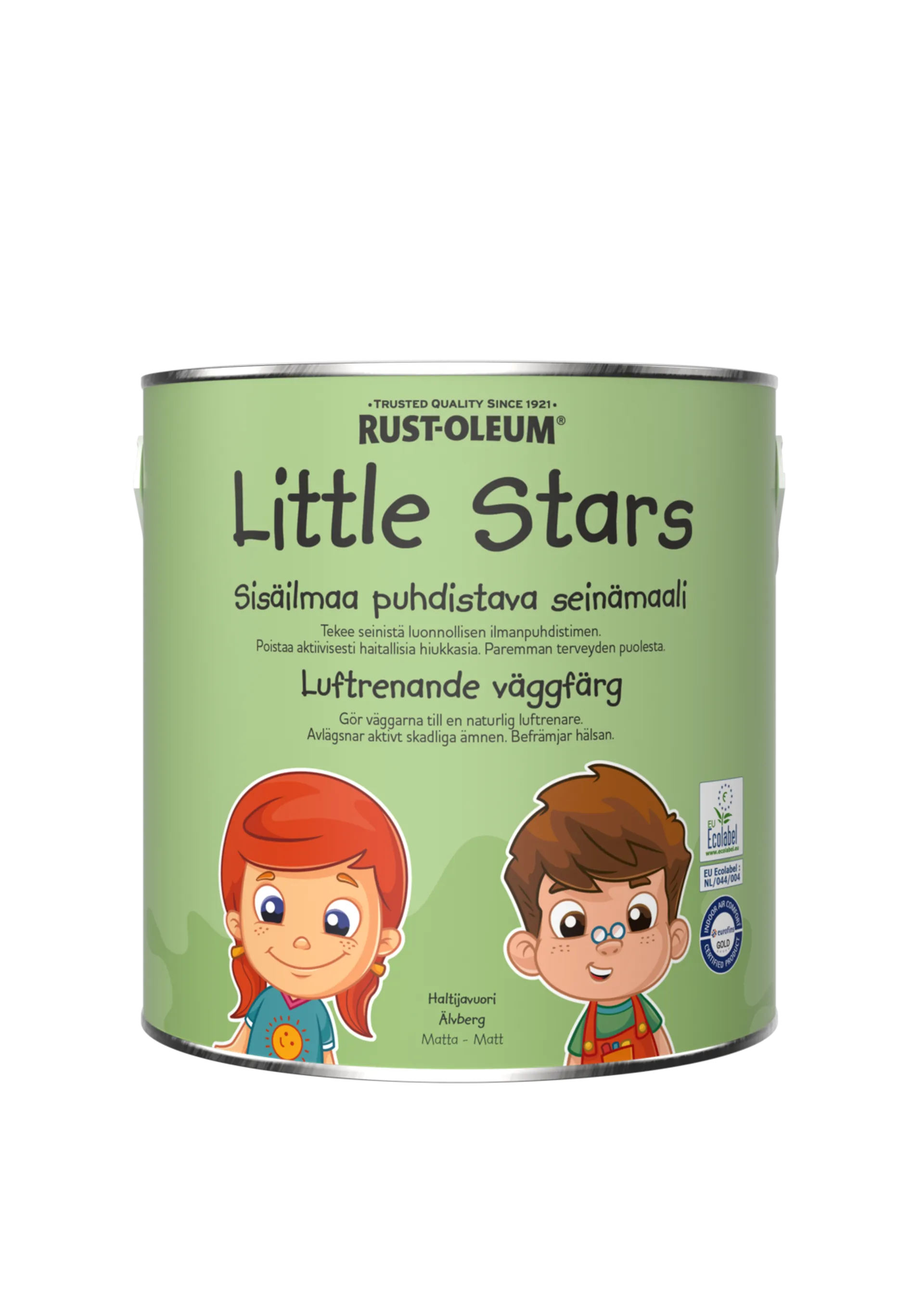 Rust-Oleum Little Stars Sisäilmaa puhdistava Seinämaali 2,5L Haltijavuori