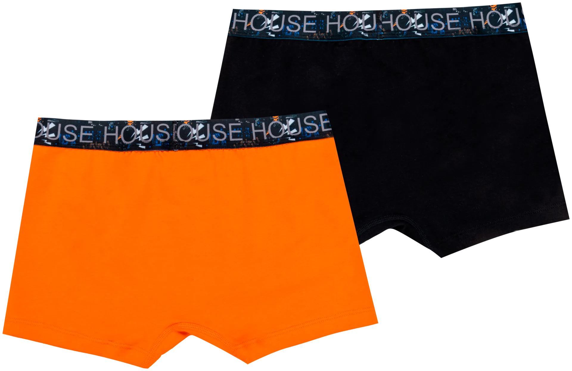 House lasten bokserit 231H322403 2-pack - Black/Orange - 2