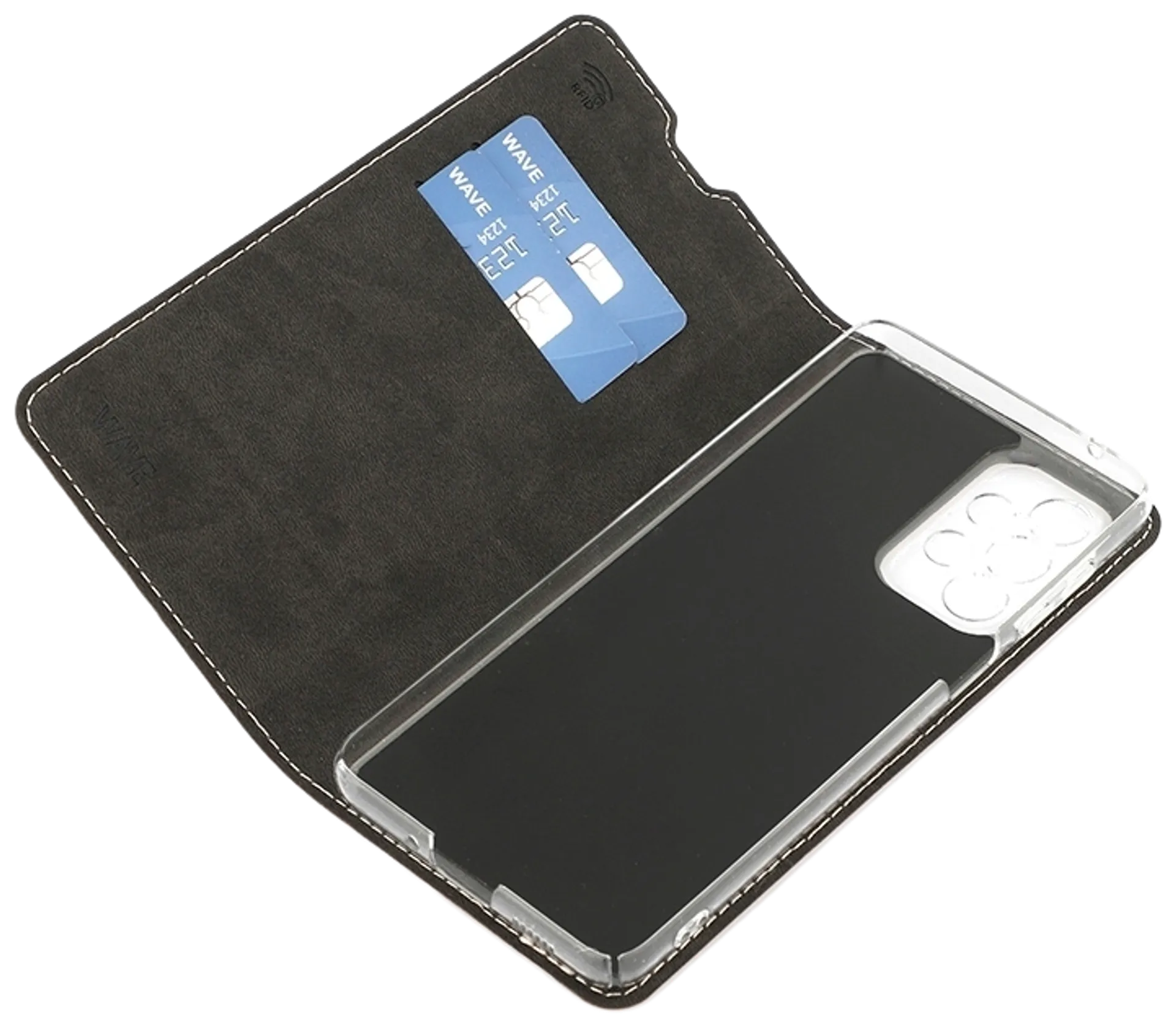 Wave Book Case, Samsung Galaxy A33 5G, Ruusukulta - 4