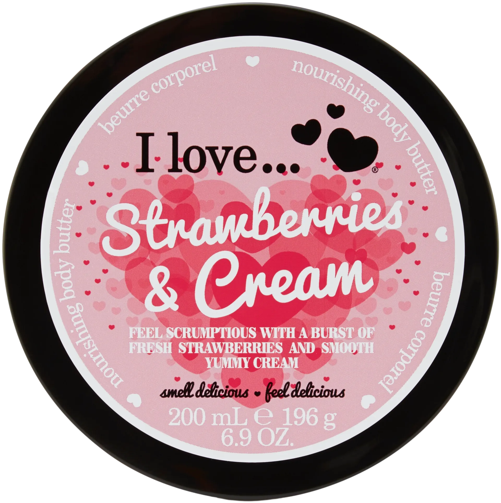 I Love... vartalovoi 200ml Strawberry & Cream - 1