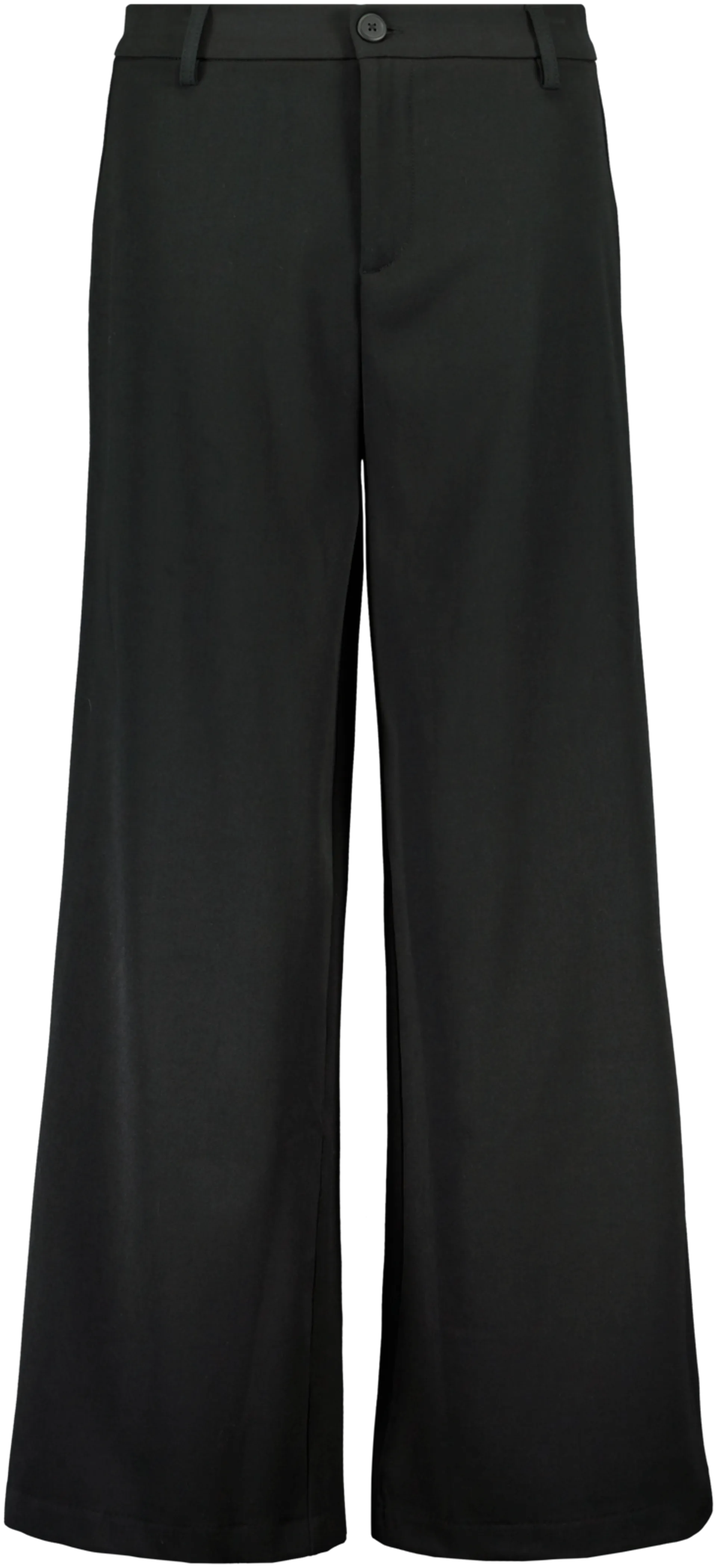 WKLY. naisten housut wide leg 222W301127 - BLACK - 1