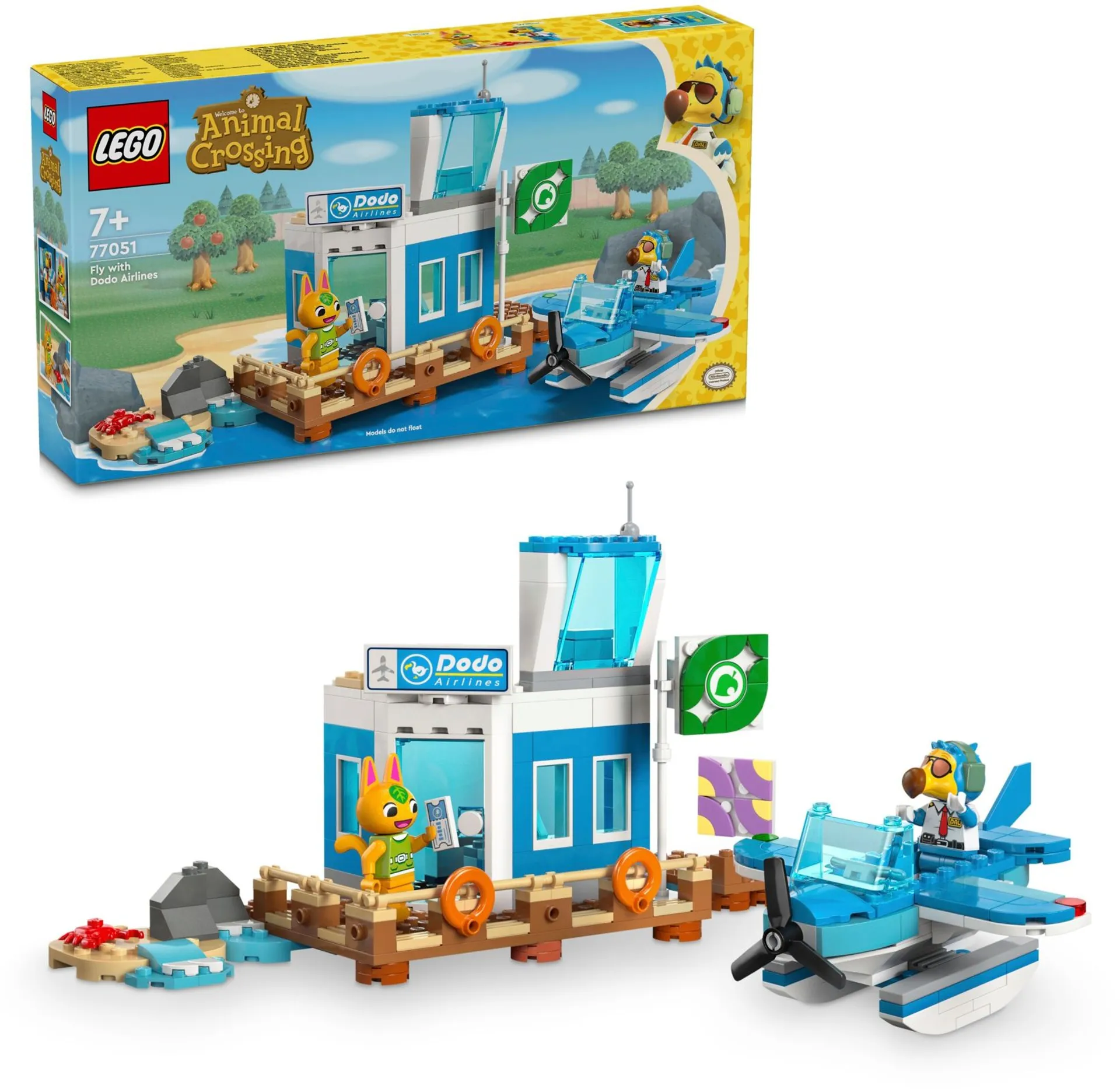 LEGO® Animal Crossing™ 77051 - Dodo Airlines kutsuu lennolle - 1