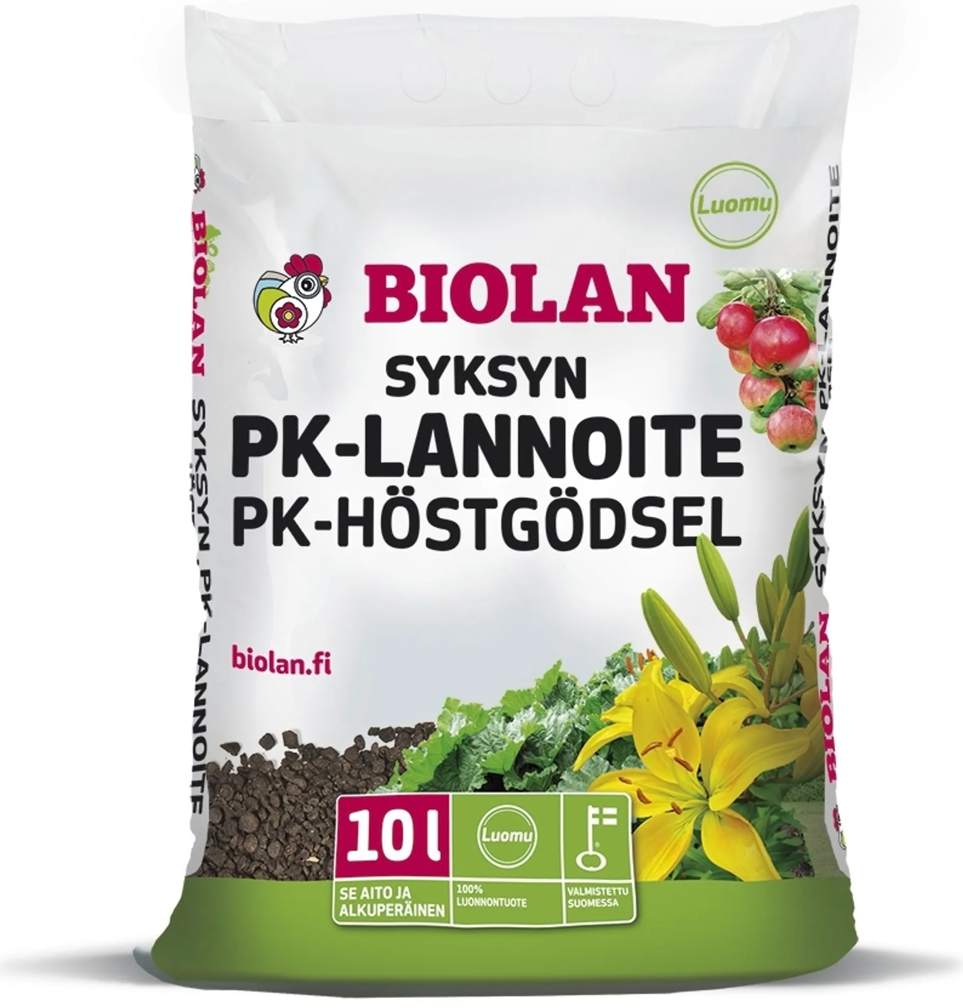 Biolan Syksyn PK-lannoite 10 l