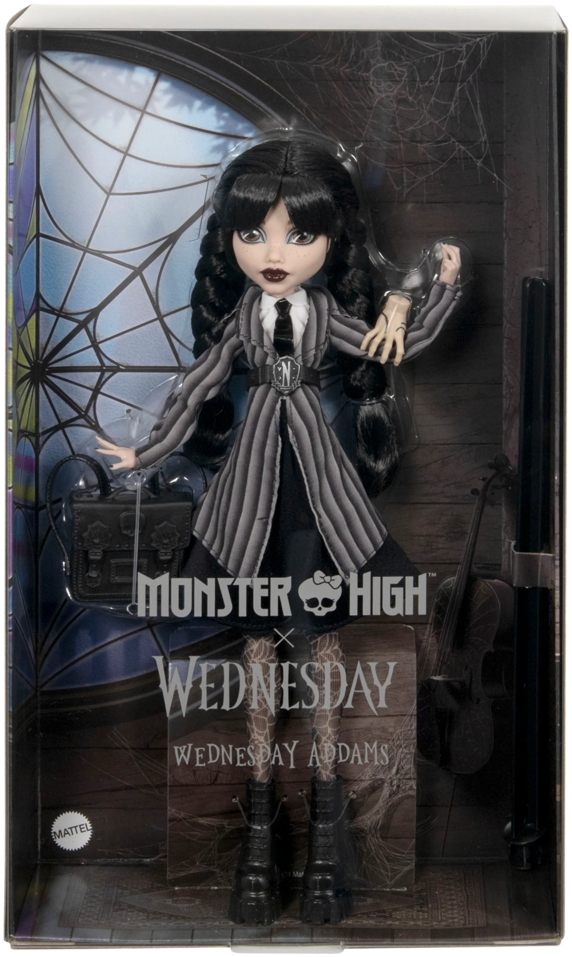 Monster High X Wednesday -koulunukke - 3