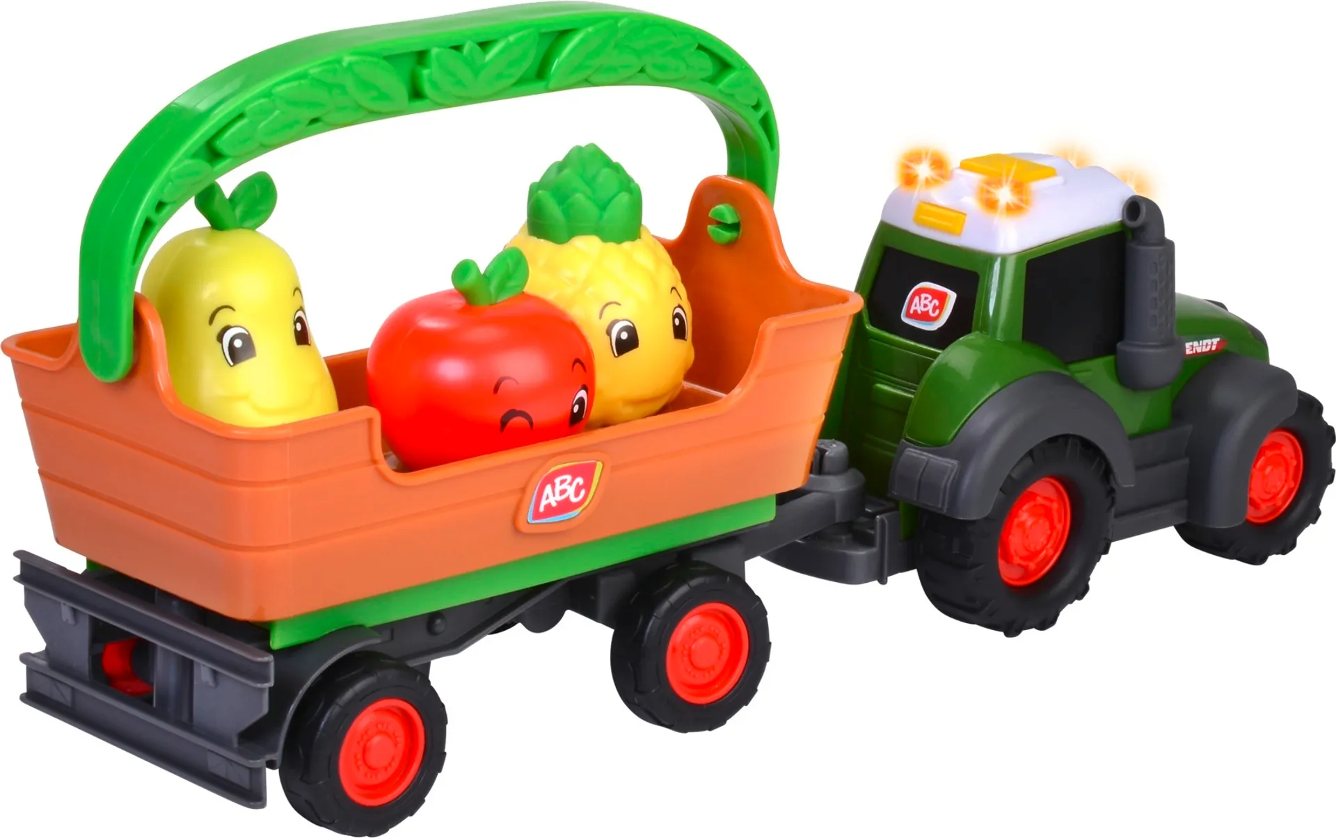 Dickie Toys ABC Freddy traktori ja hedelmät peräkärryssä, 30 cm - 4