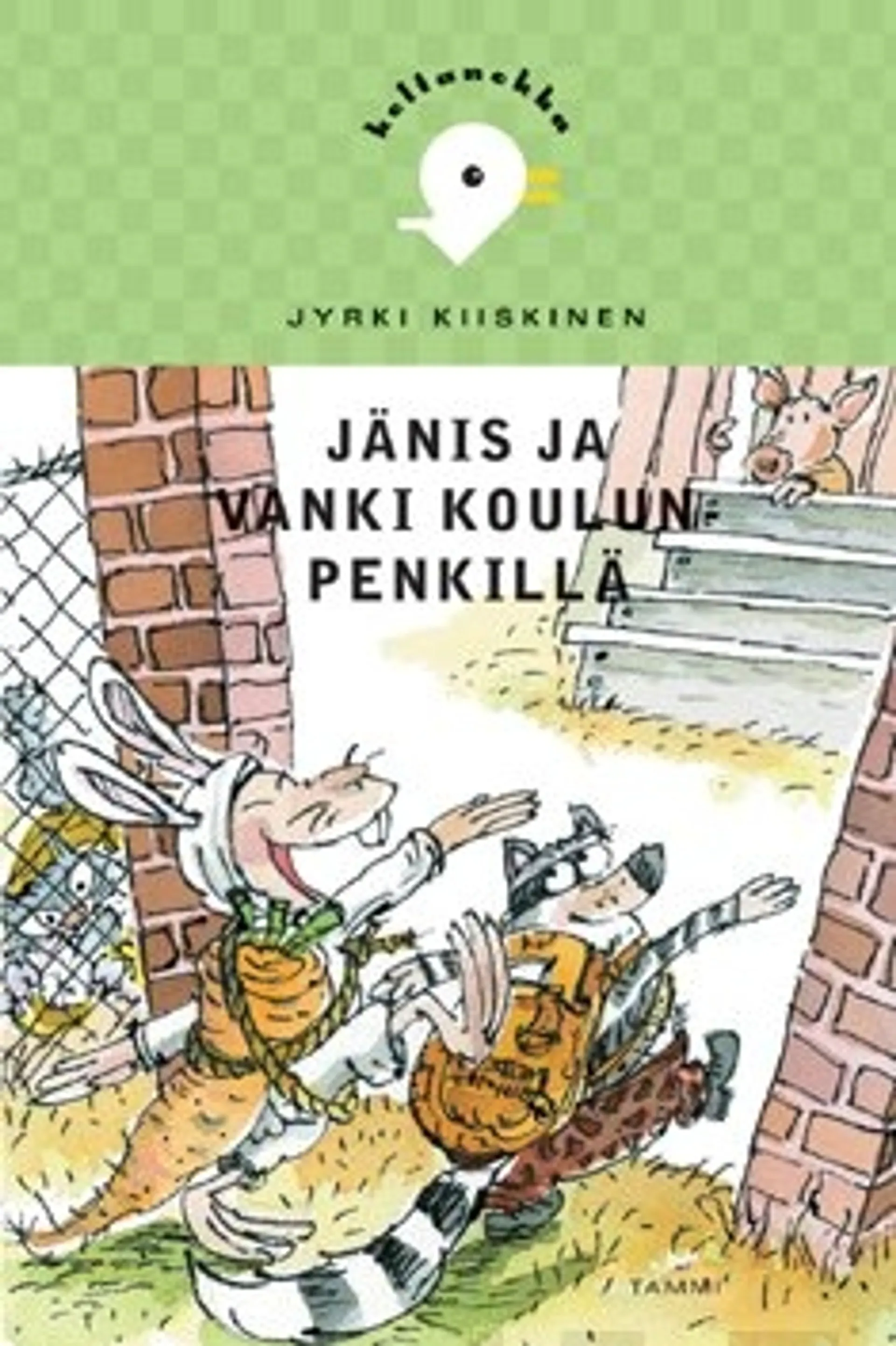 Jänis ja Vanki koulunpenkillä