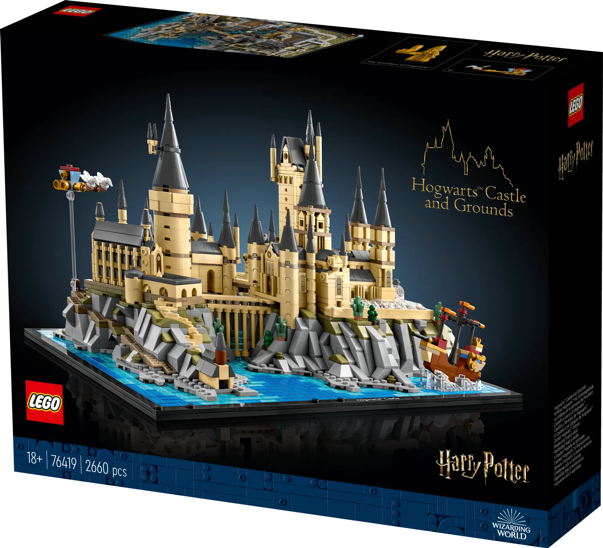 LEGO Harry Potter TM 76419 Tylypahkan linna ja maat - 2