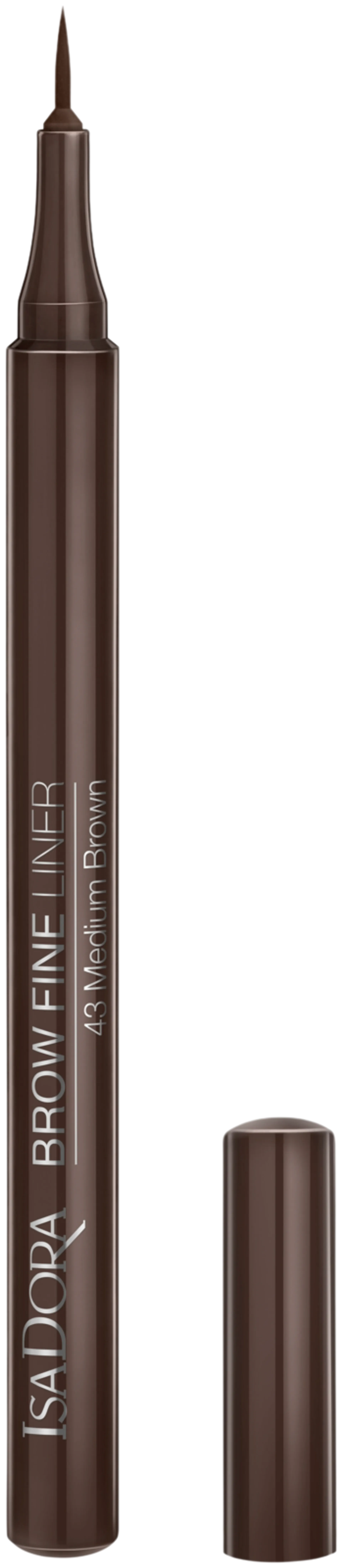 IsaDora Brow Fine Liner Medium Brown - 1
