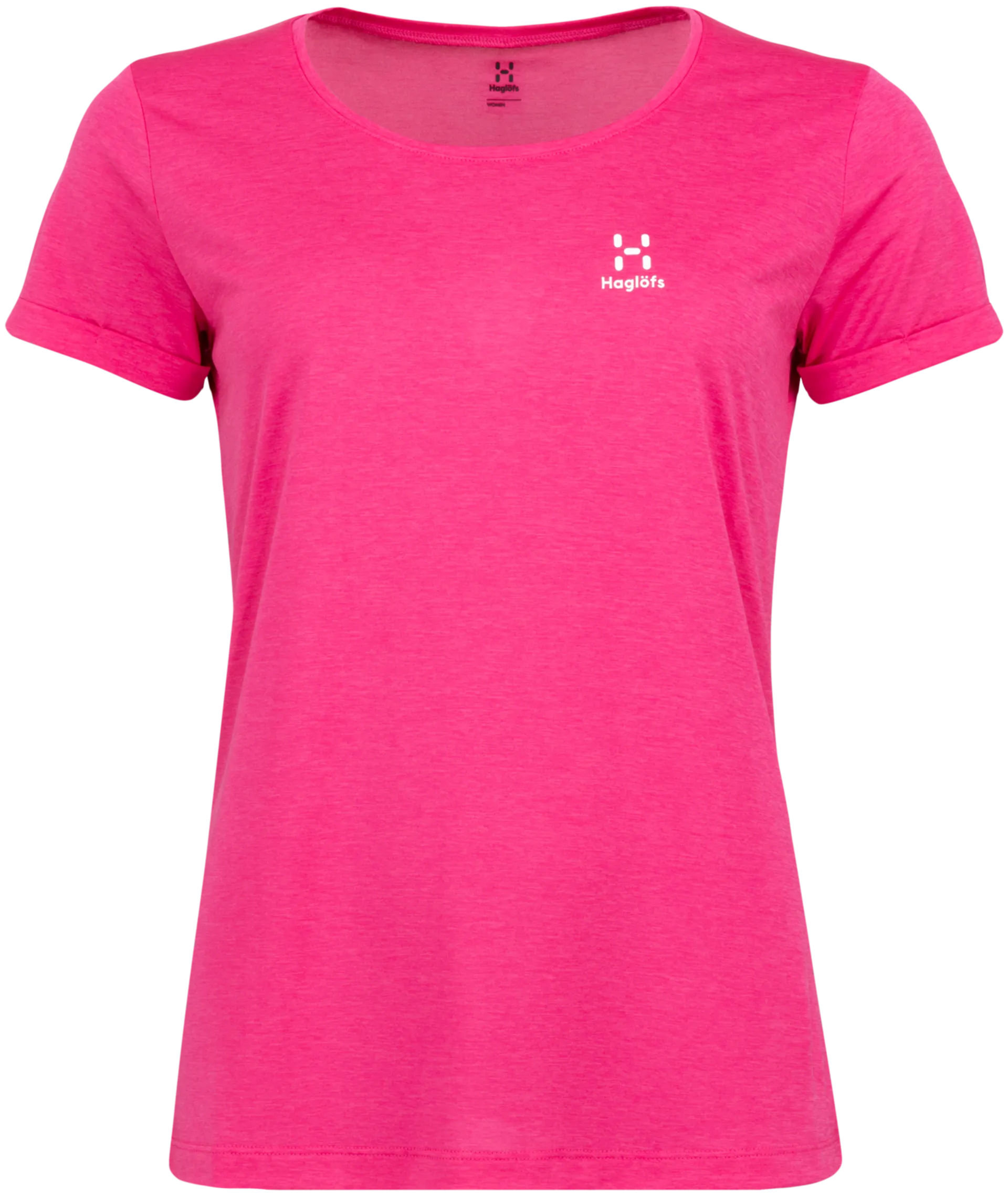 Haglöfs naisten t-paita Ridge Hike - Ultra Pink - 1