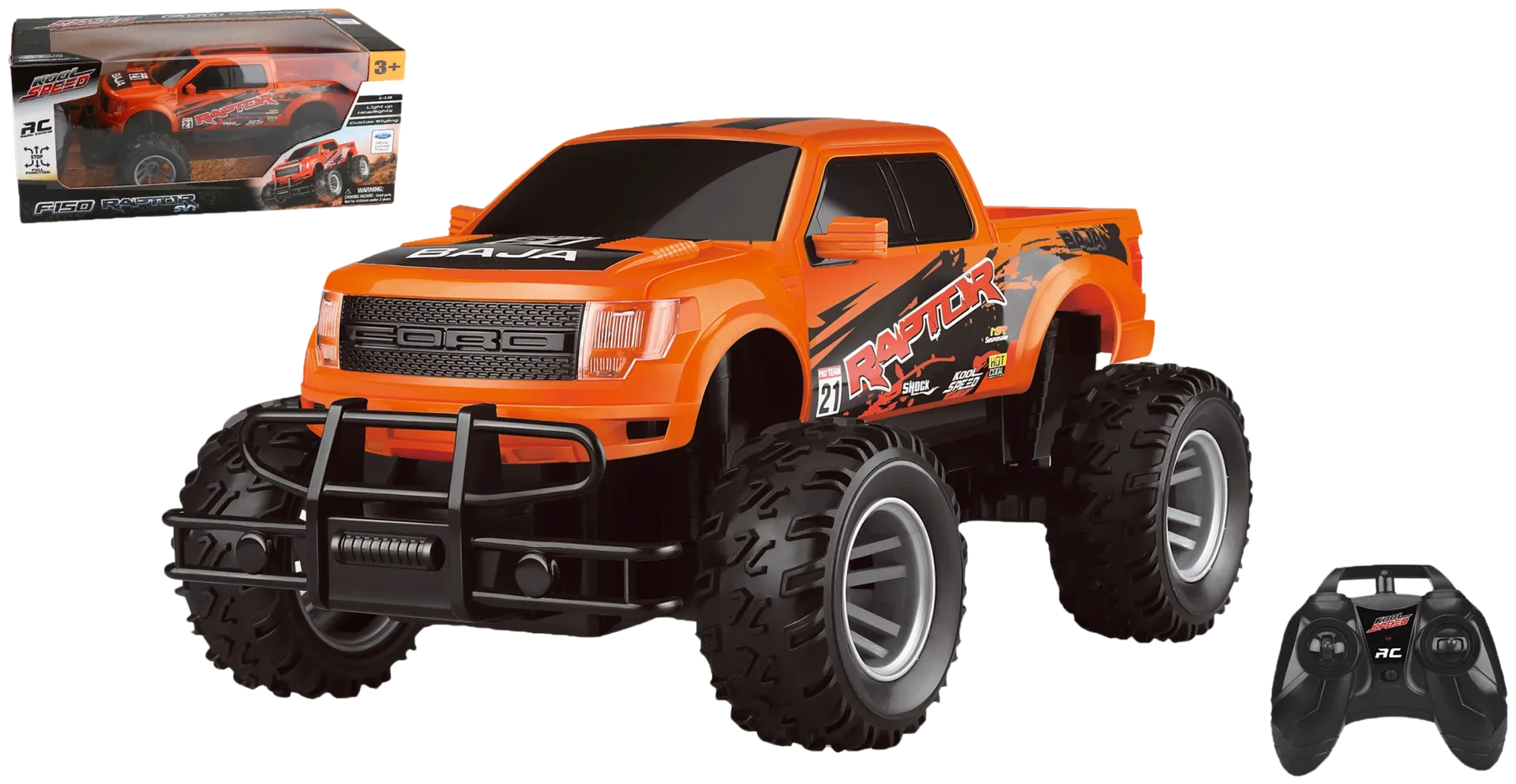 Kool Speed kauko-ohjattava maasturi Ford Raptor F150 1:18 - 1