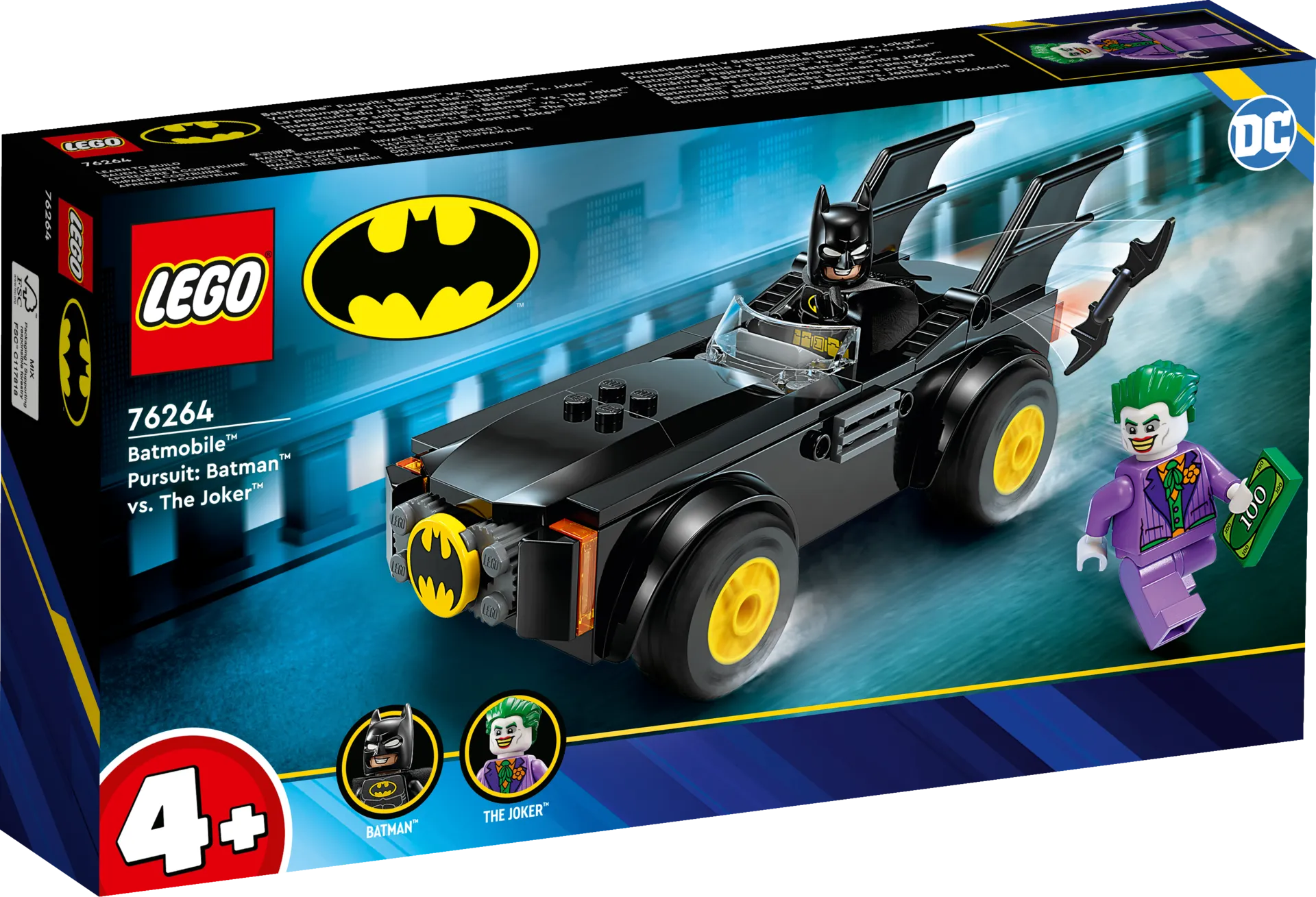 LEGO Super Heroes DC 76264 Batmobile™-ajojahti: Batman™ vastaan The Joker™ - 1