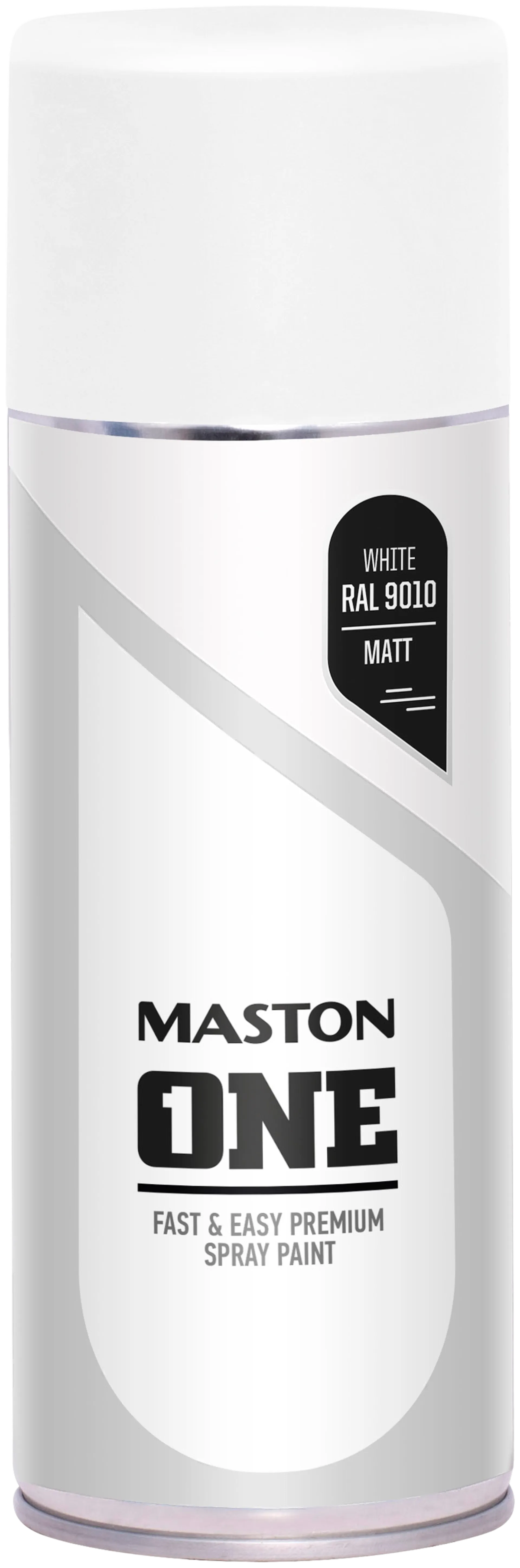 Maston One spraymaali matta valkoinen 400ml RAL 9010