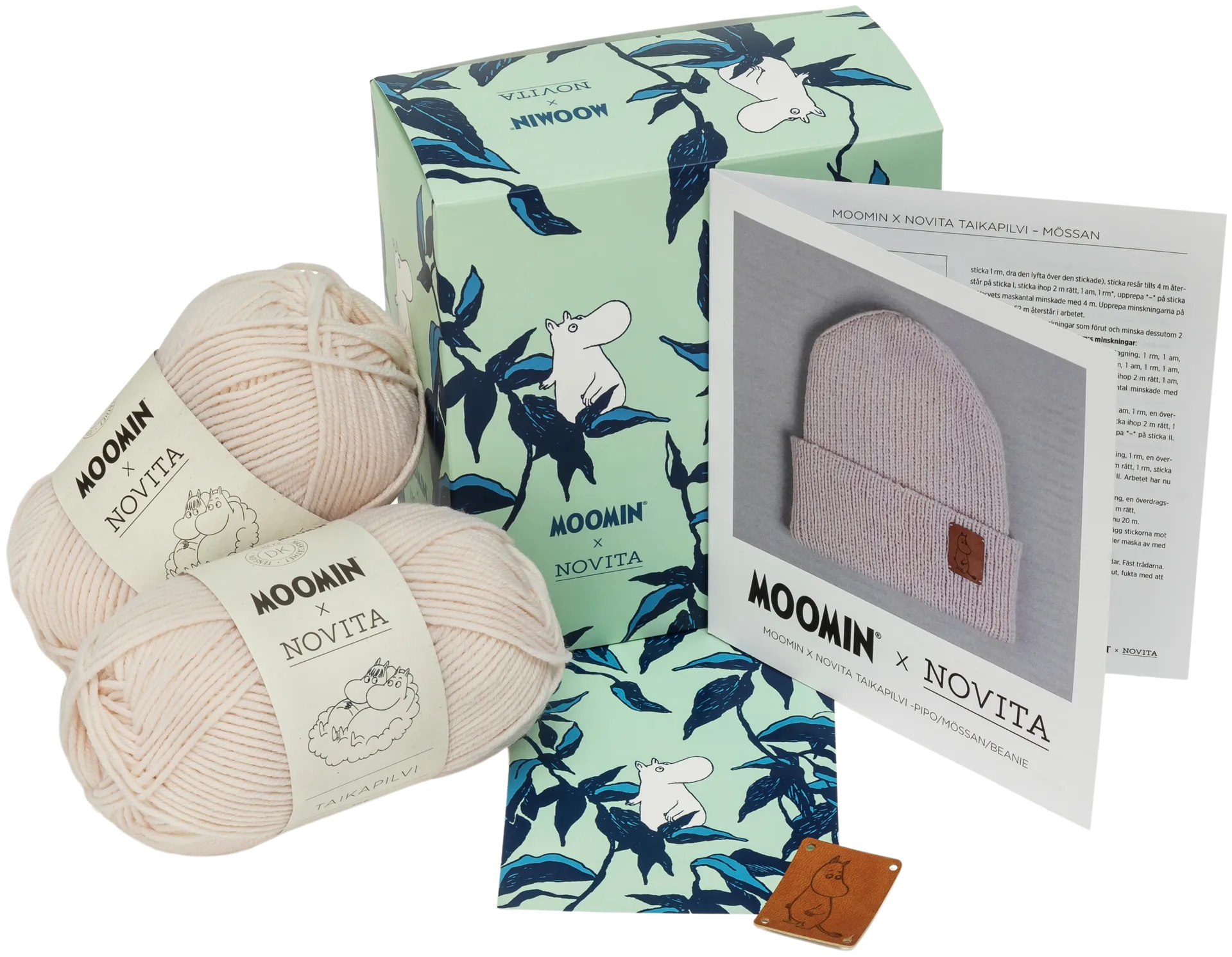 Moomin x Novita Beanie Pipo Kit hanki