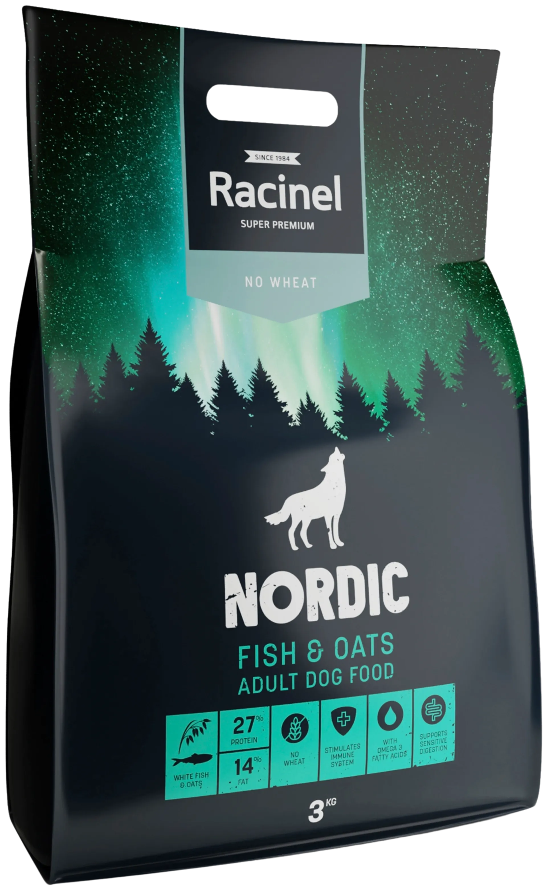 Racinel Nordic kala & kaura 3 kg