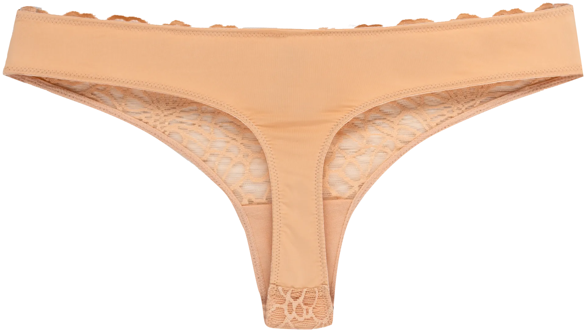 Actuelle naisten string-alushousut 210A332418 - Hazelnut - 2