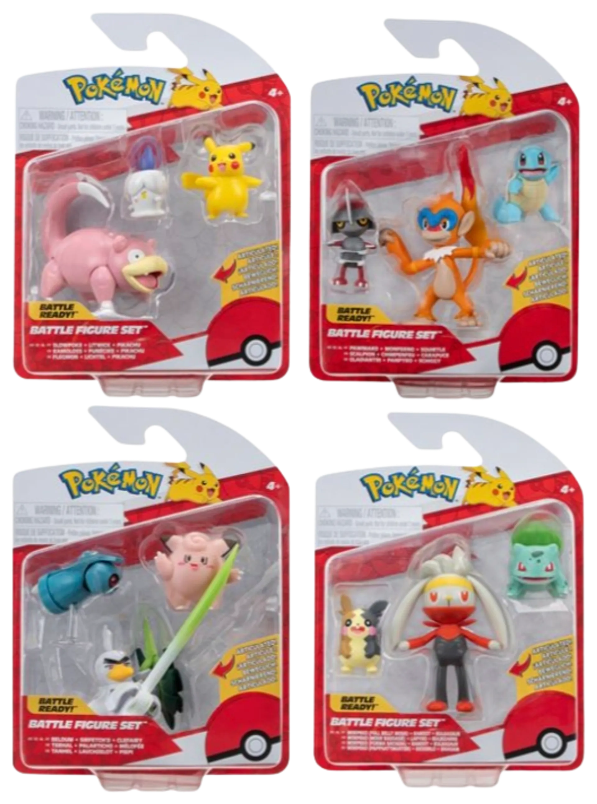 Pokemon Battle Figuuri 3 kpl - 1