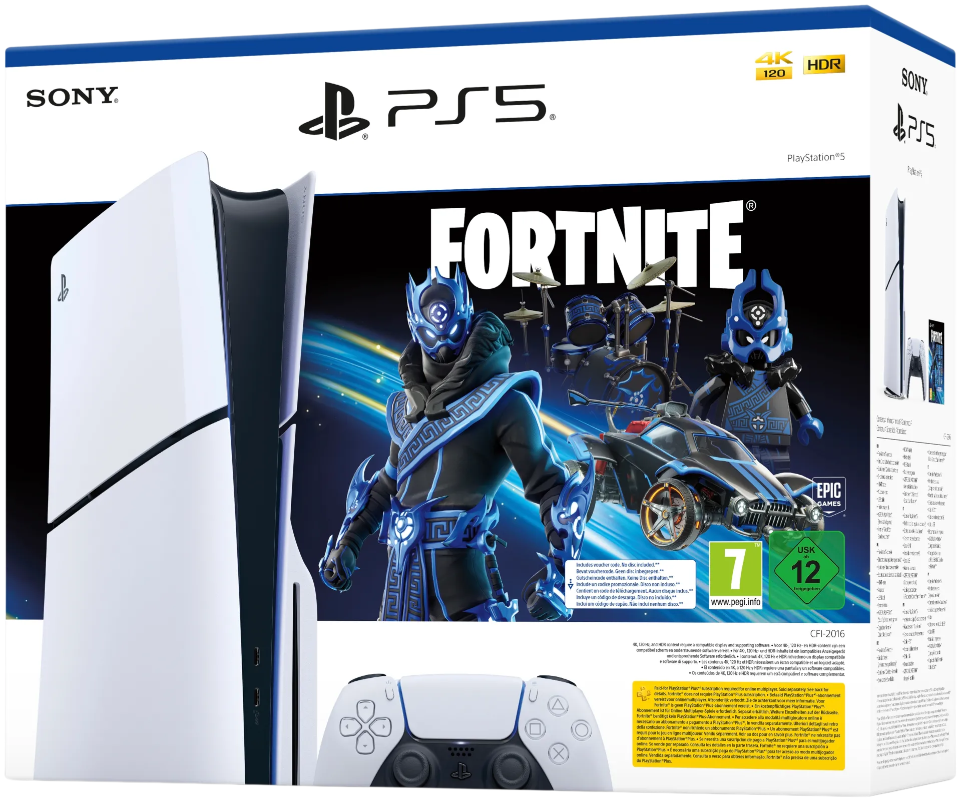 PlayStation®5 Standard (slim) pelikonsoli Fortnite Bundle - 1