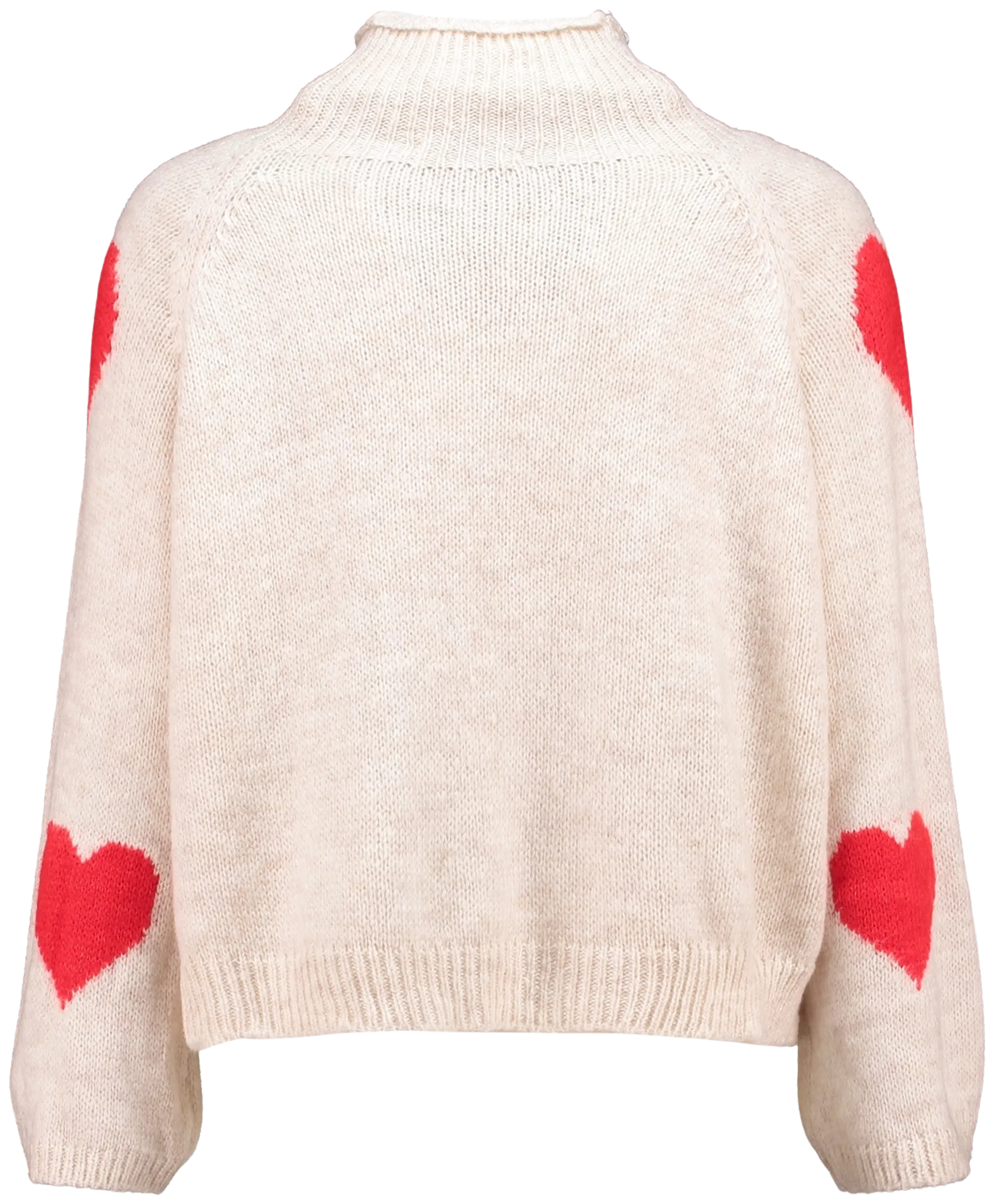 Hailys naisten neule Ve44da UNF-5047 - beige/red heart - 3