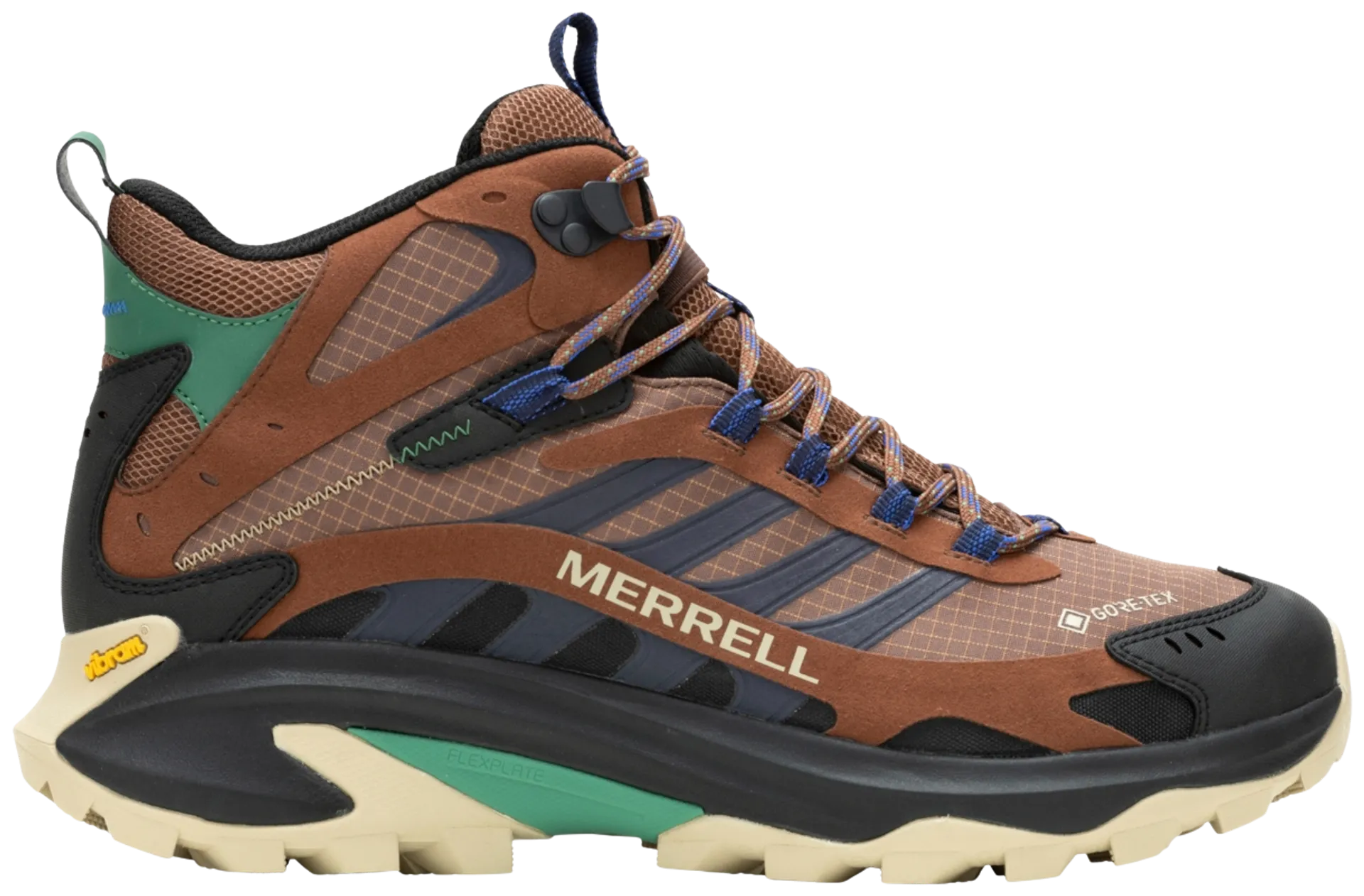 Merrell miesten ulkoilukenkä Moab Speed 2 Mid GTX - Rye - 1