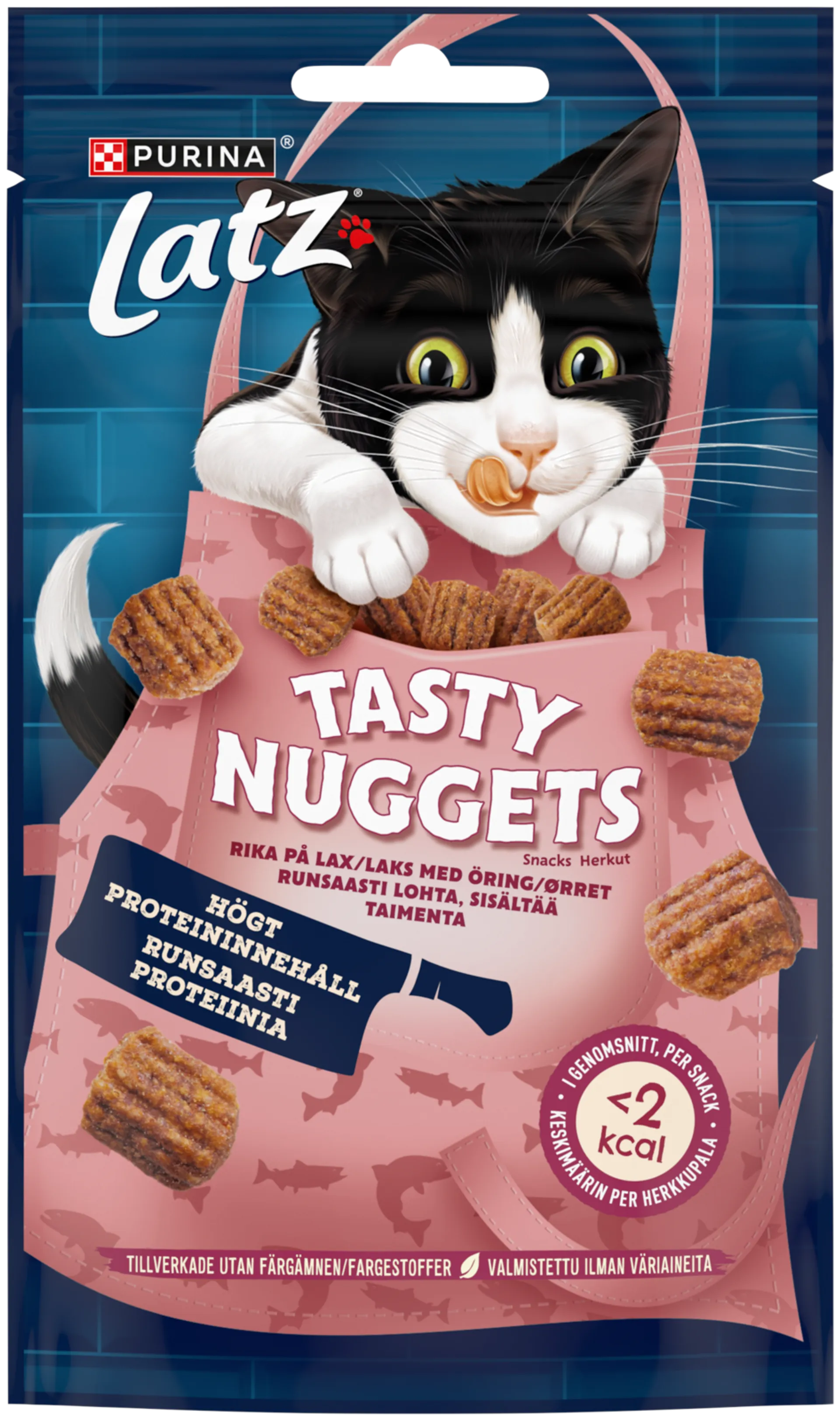 Latz Tasty Nuggets 50g Runsaasti Lohta