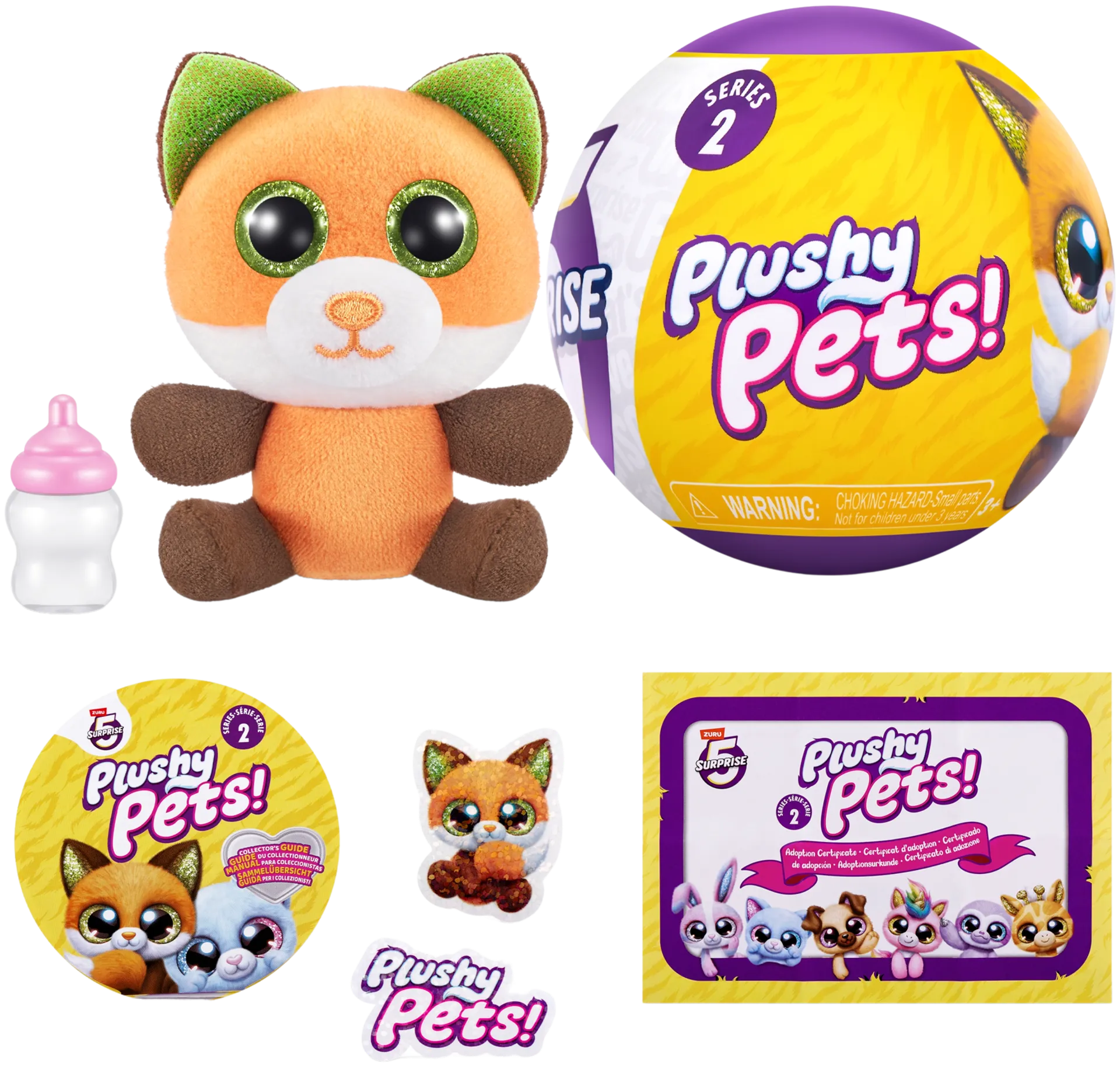 5 Surprise pehmolelu Plushy Pets! Series 2 - 4