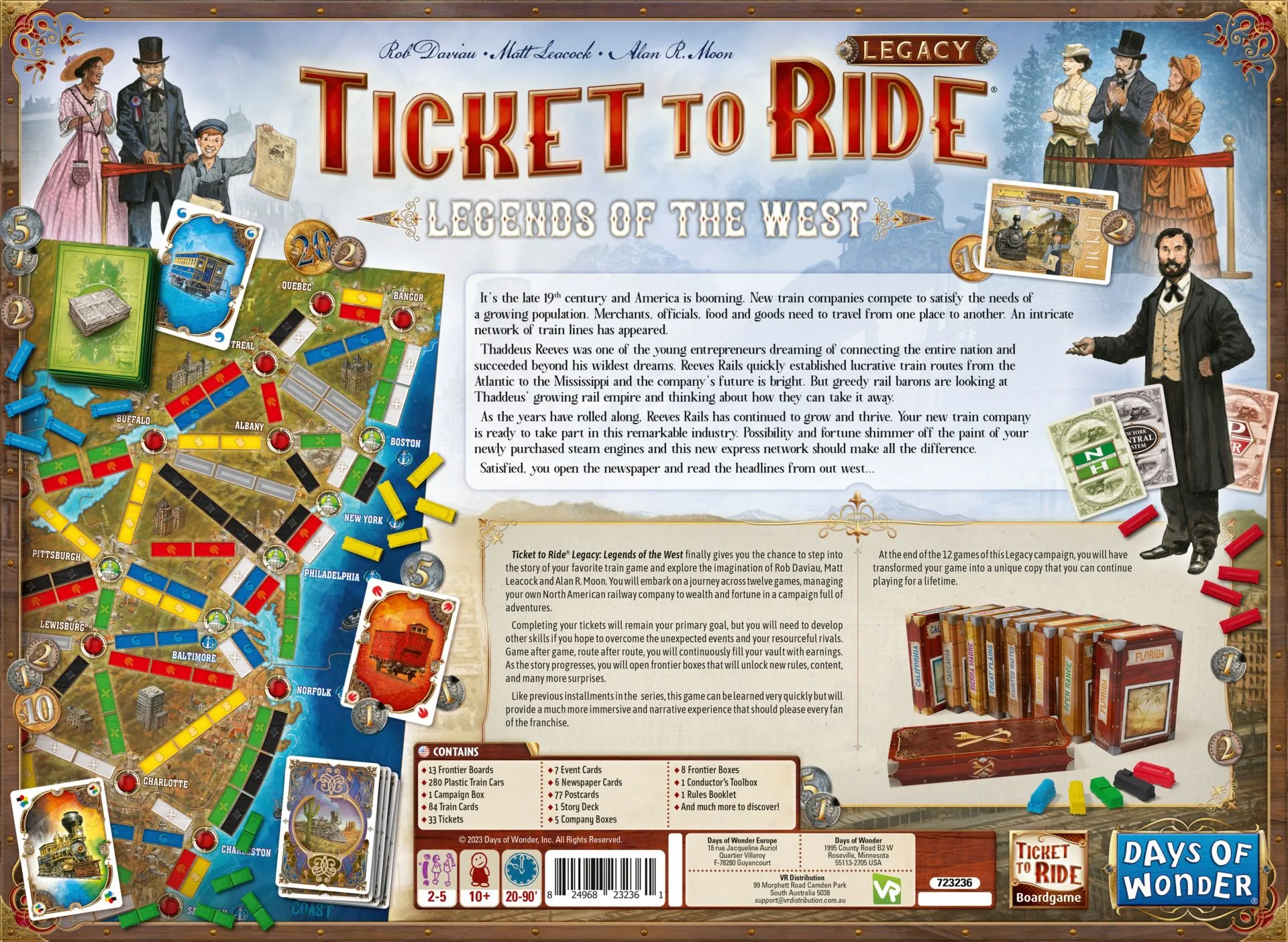 Ticket to Ride Legacy: Legends of the West - 3