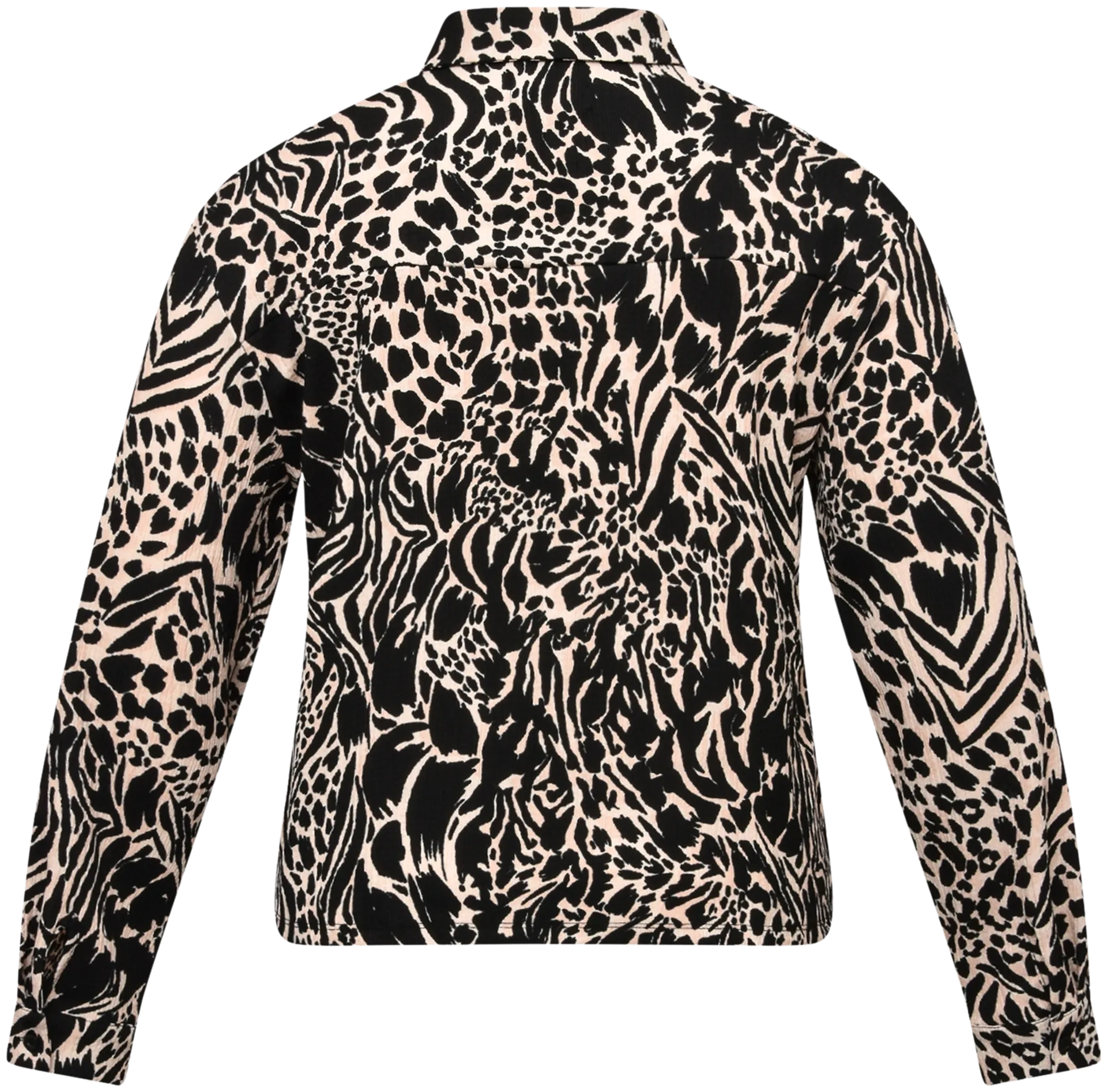 NOW Curvy naisten kuosijakku E00012, D-mitoitus - Leopard print - 2