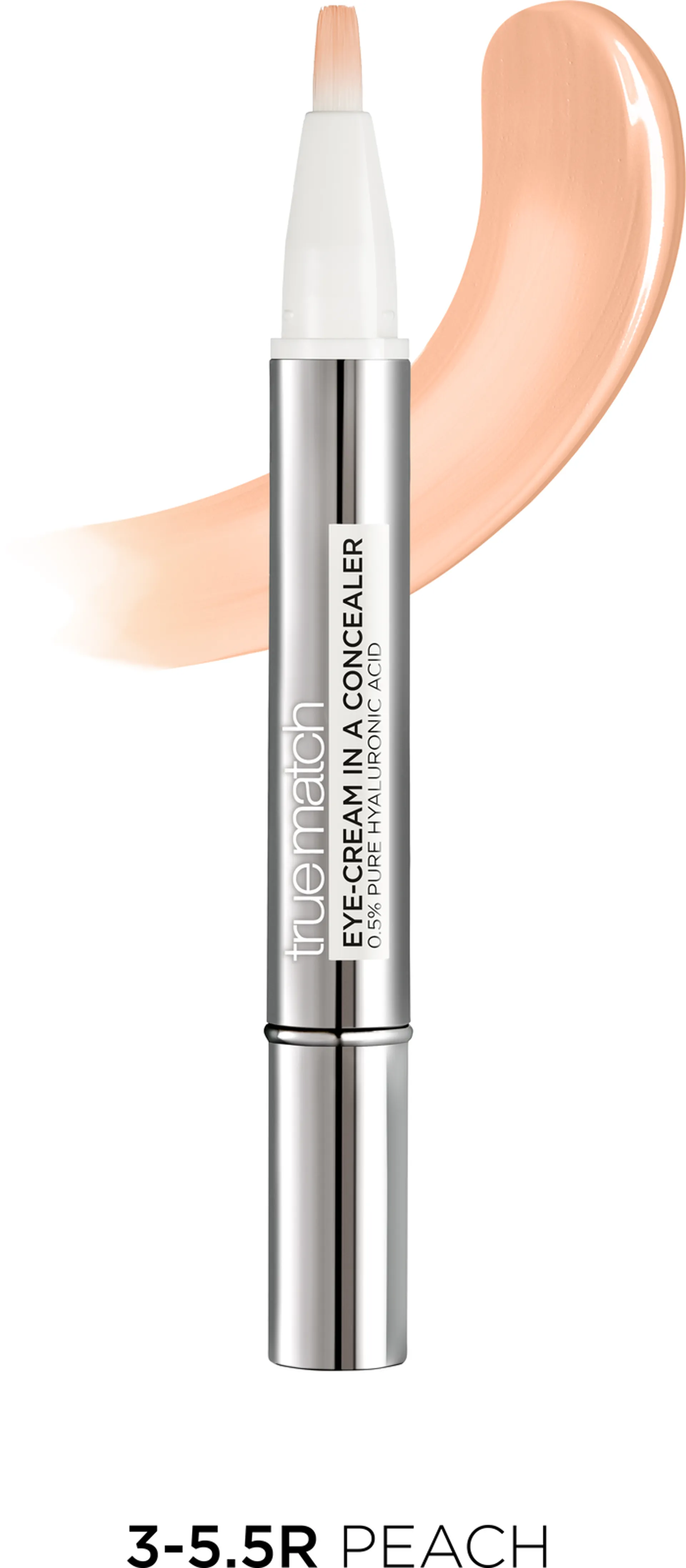 L'Oréal Paris True Match Eye-Cream in a Concealer 3-5,5R Peach peitevoide 2 ml - 2