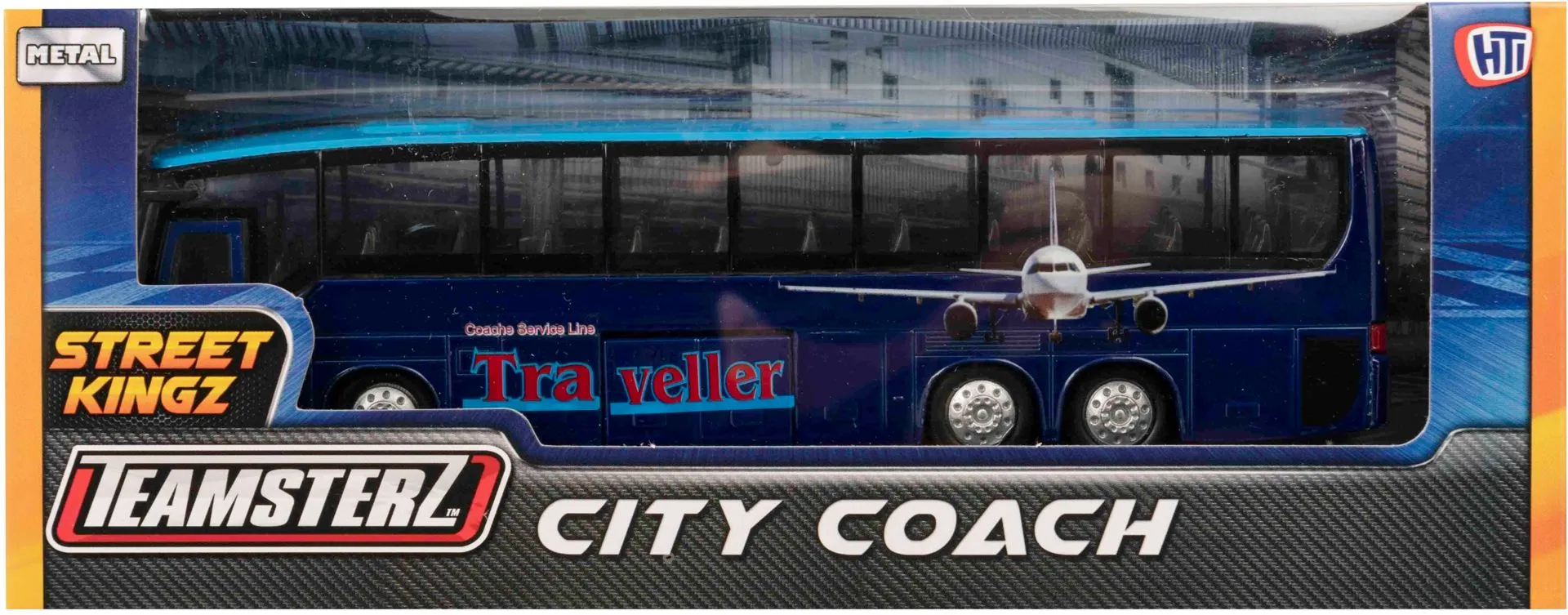 Teamsterz lelu Die-Cast City Coach linja-auto - 4