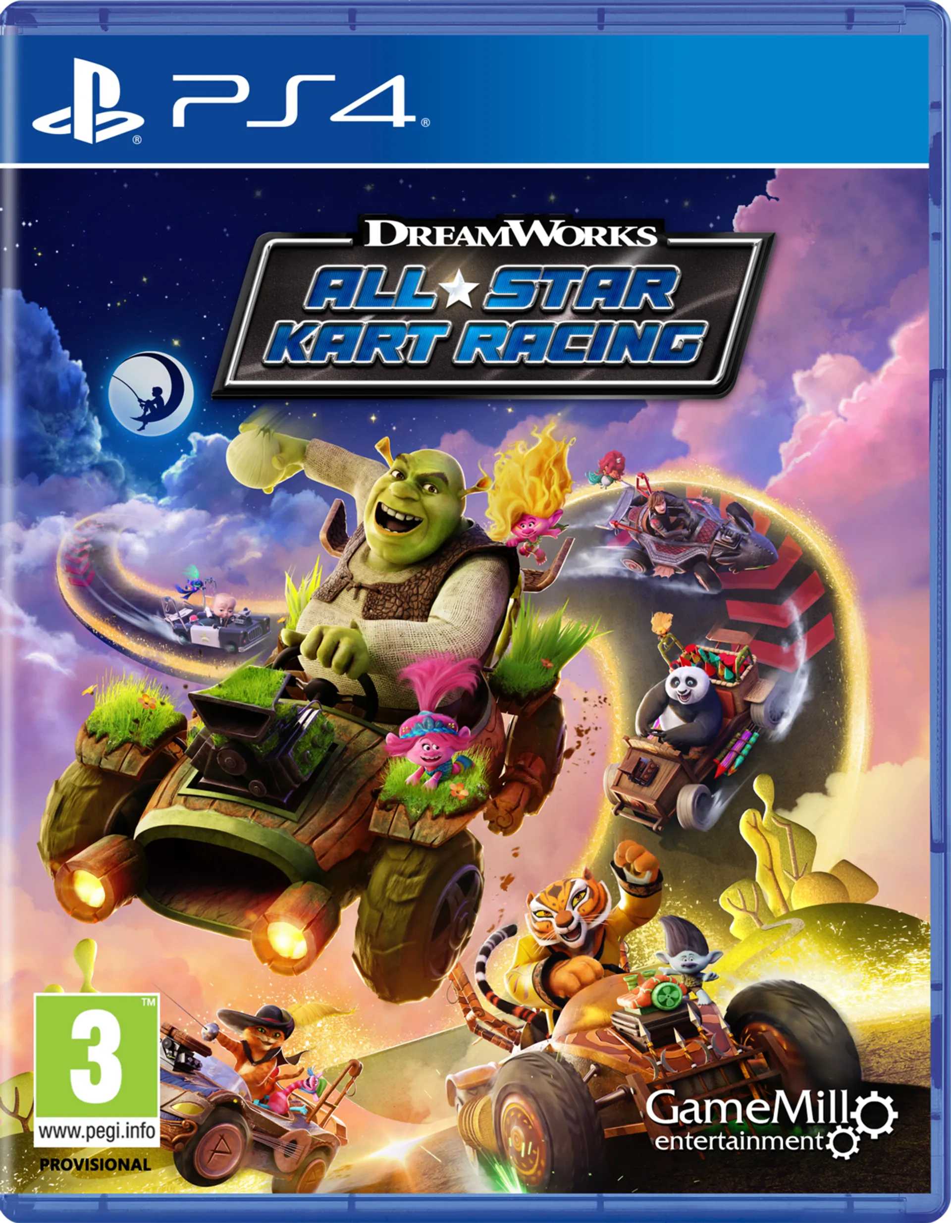 PS4 Dreamworks All-star racing