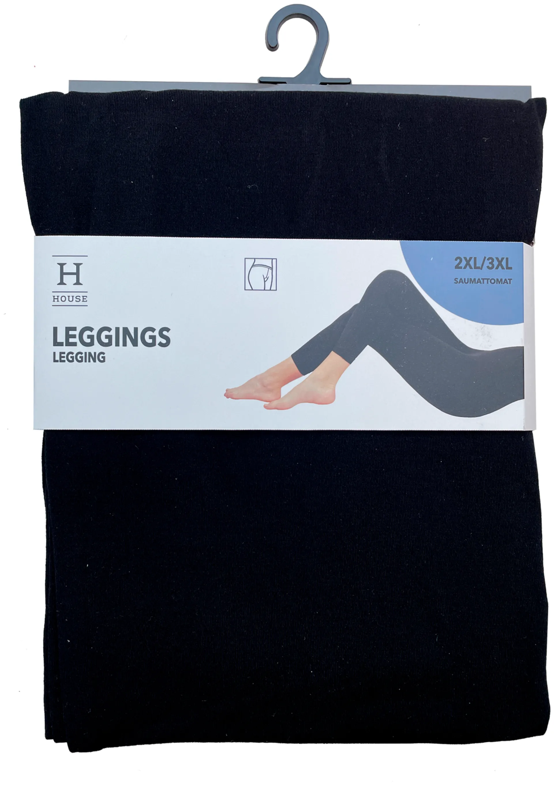 House naisten saumattomat leggingsit 102YKS07L - BLACK