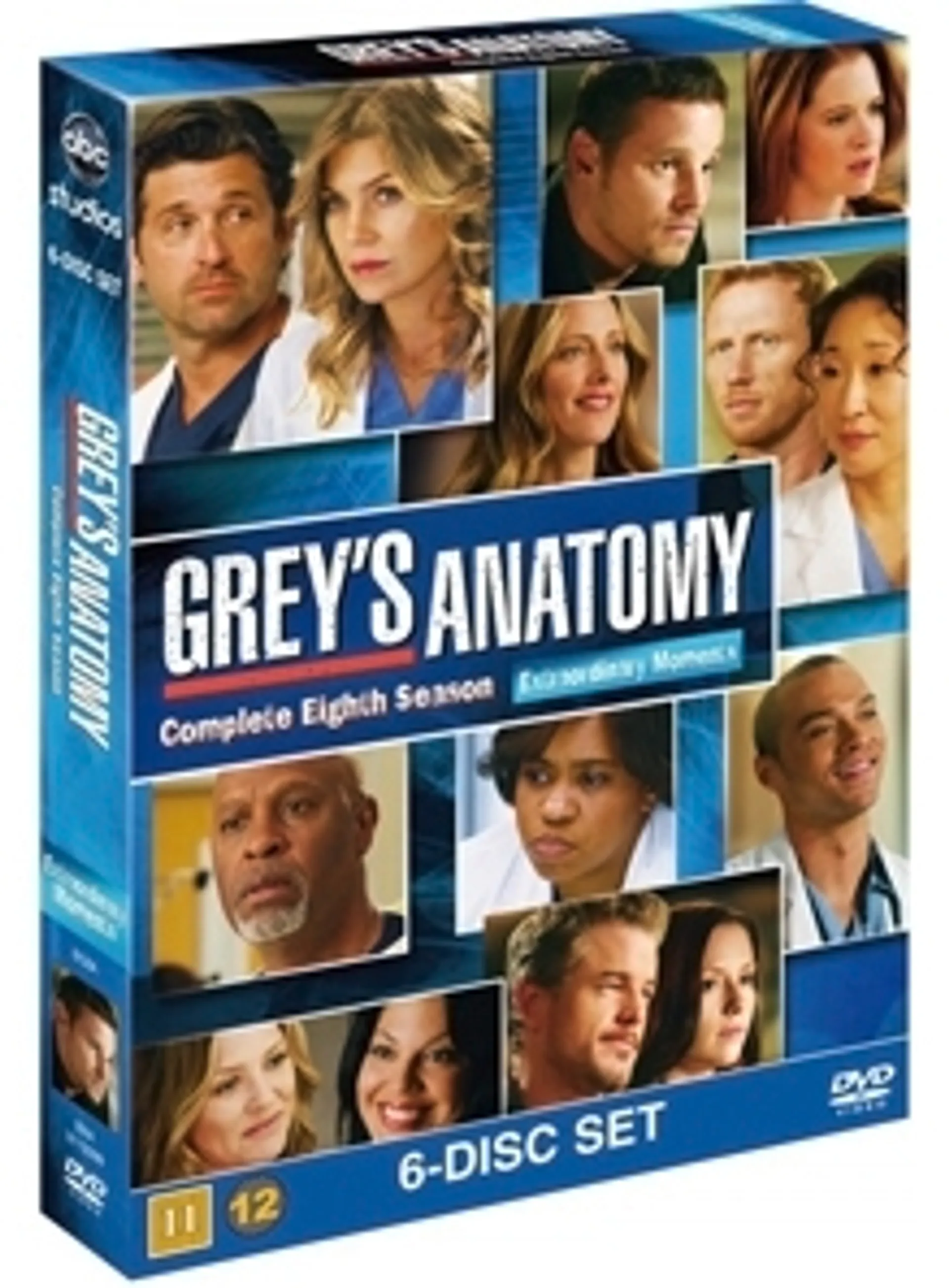 Greyn Anatomia 8. tuotantokausi 6DVD