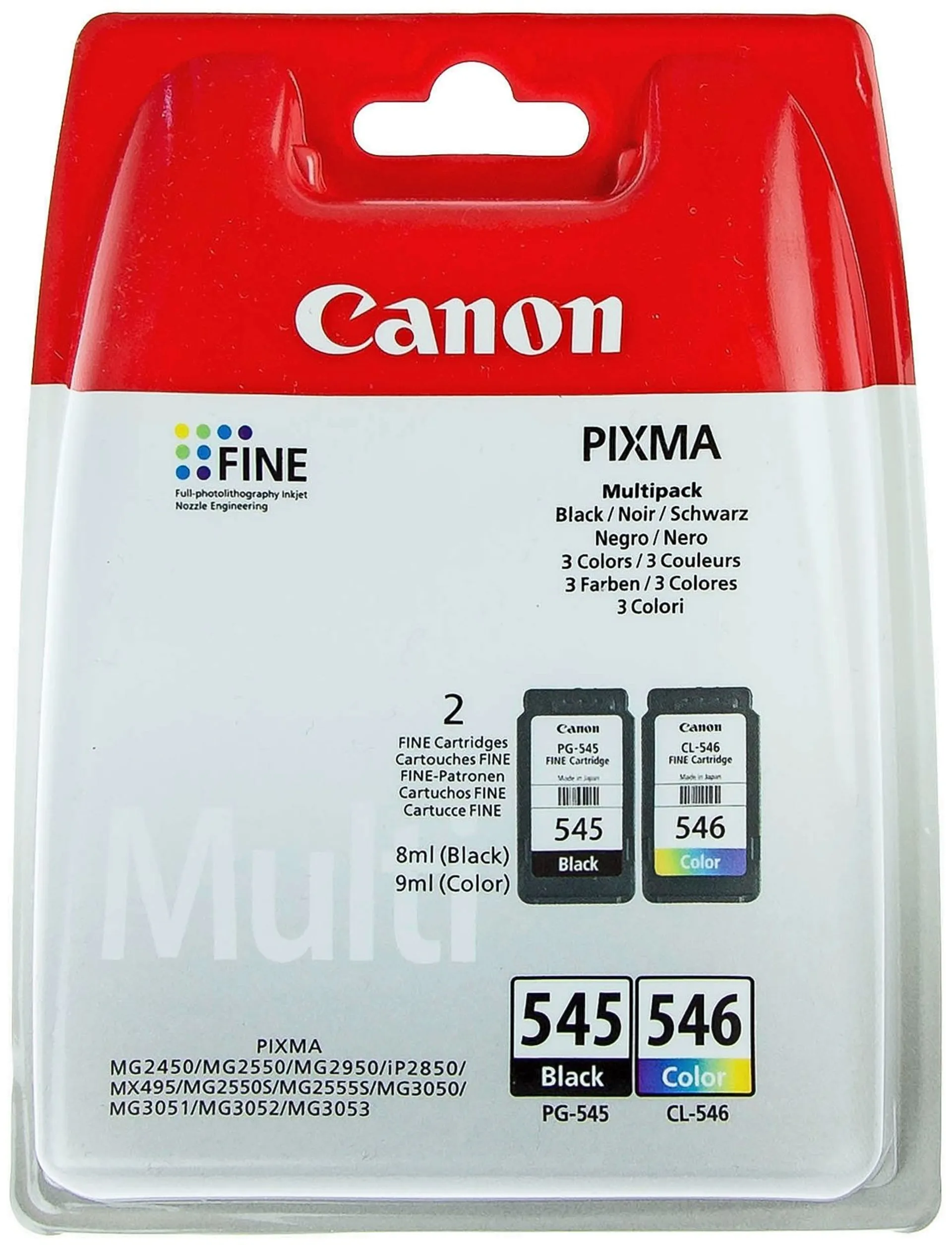Canon PG-545/CL-546 Multi väripatruuna musta