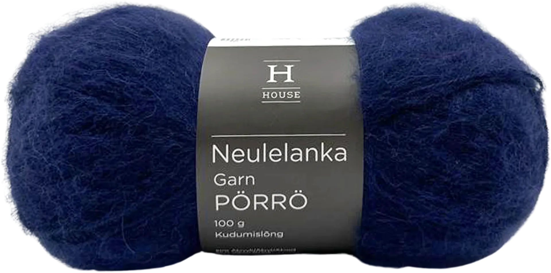 House lanka mohair-villa-akryyli Pörrö 100 g Navy Blue 11458