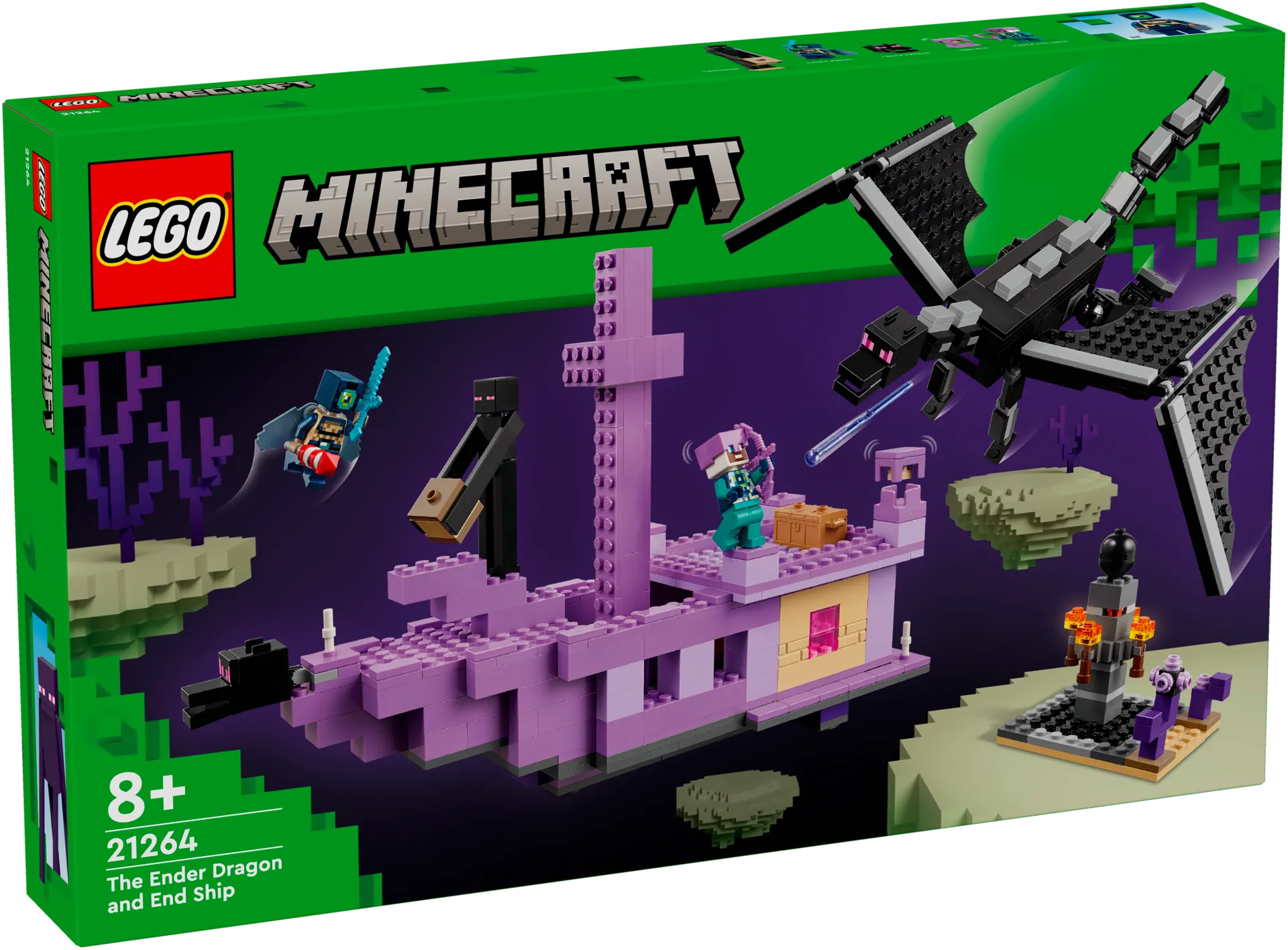 LEGO Minecraft 21264 Äärilisko ja Äären alus - 2