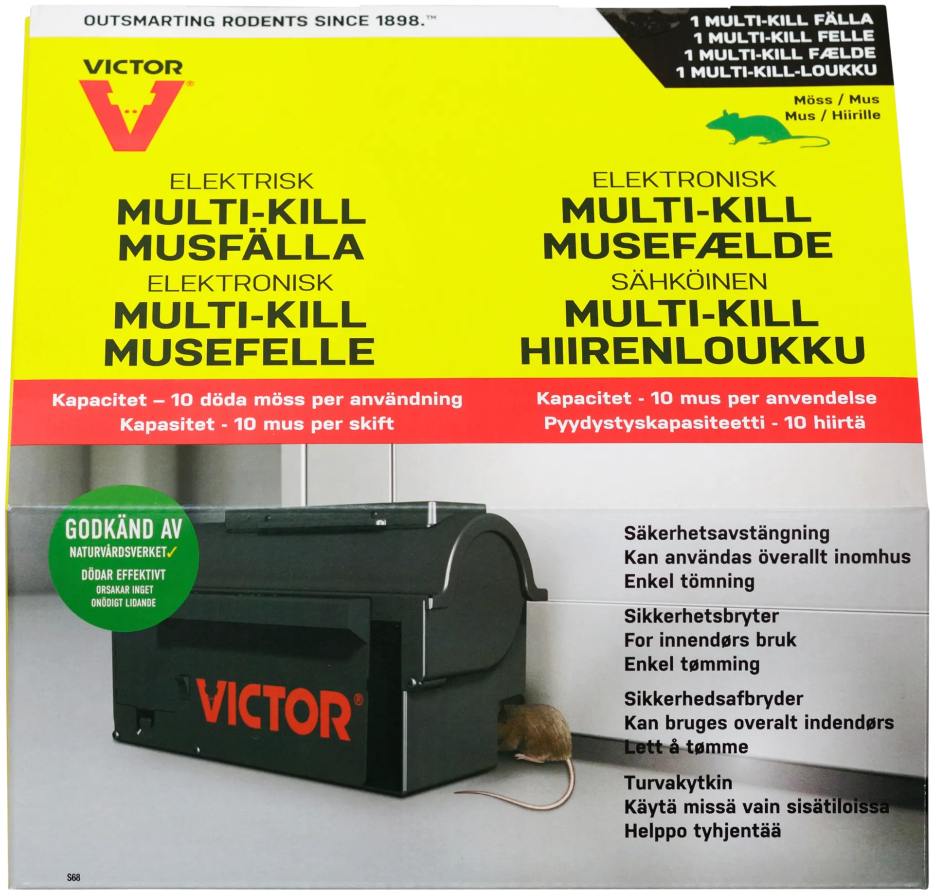 Victor multikill sähköinen hiirenloukku - 7
