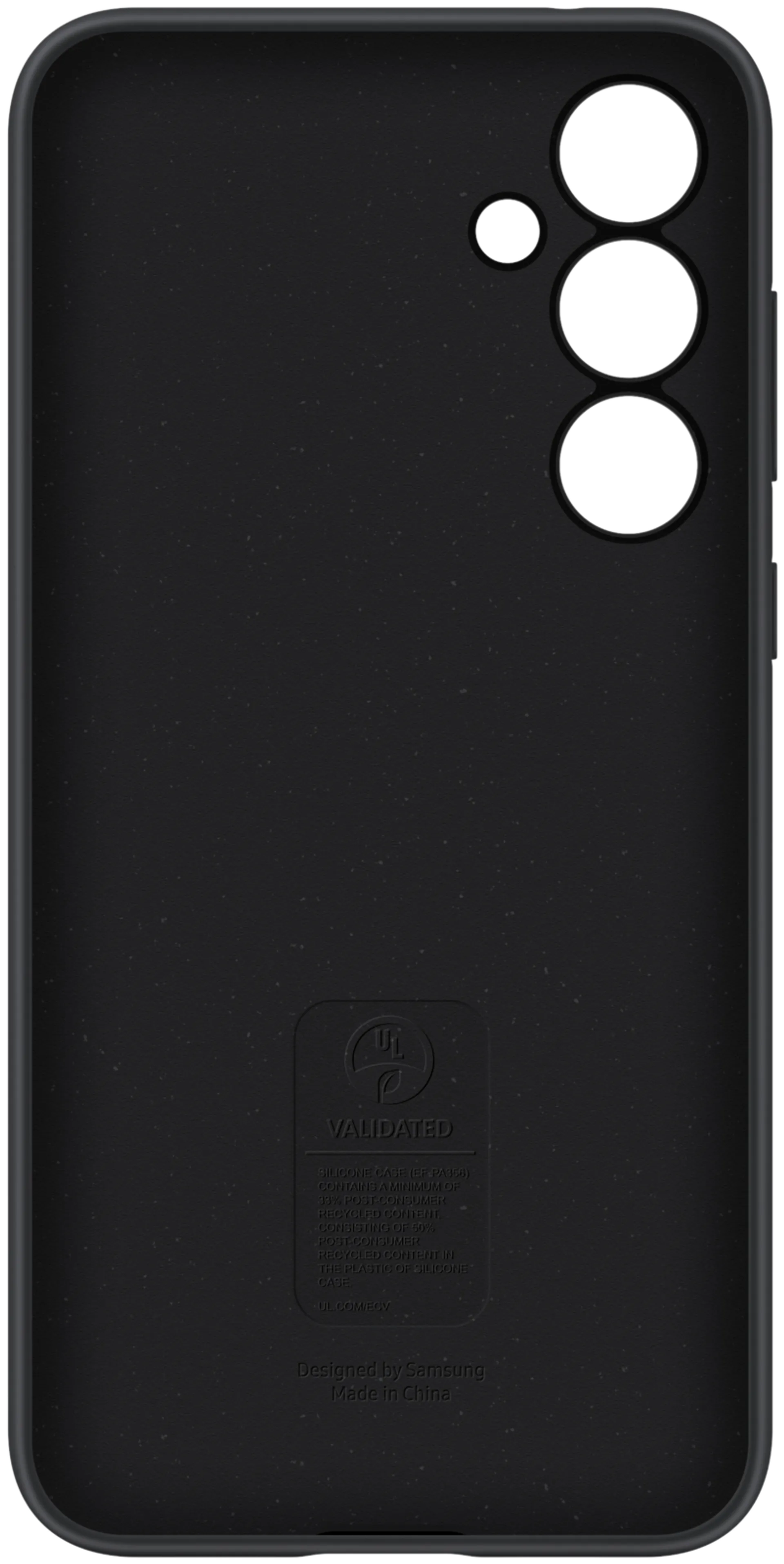 Samsung Galaxy A55 silicone case musta silikonikuori - 5