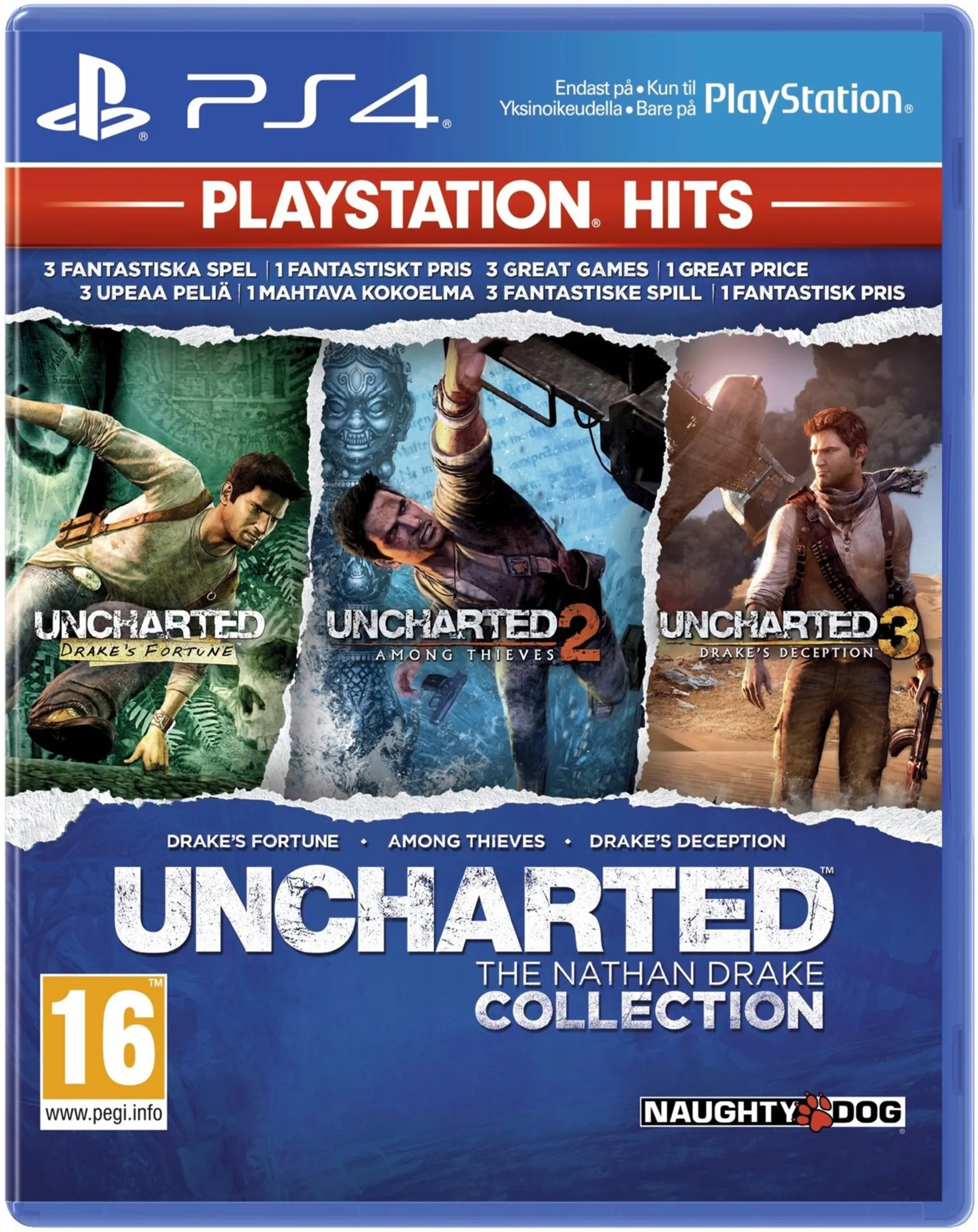 PlayStation 4 Uncharted: The Nathan Drake Collection