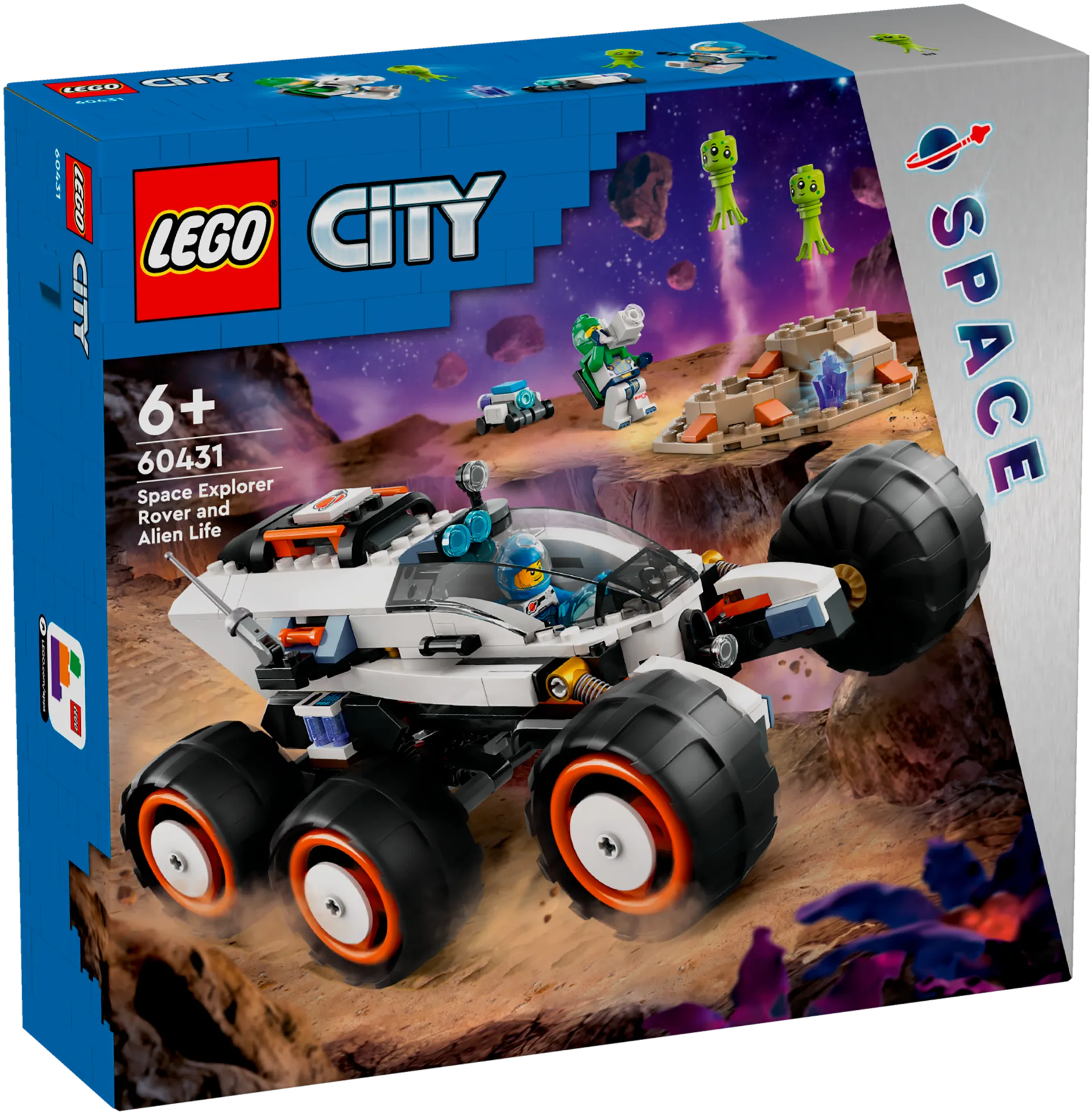 LEGO City Space 60431 Avaruustutkimuskulkija ja vieras elämänmuoto - 2